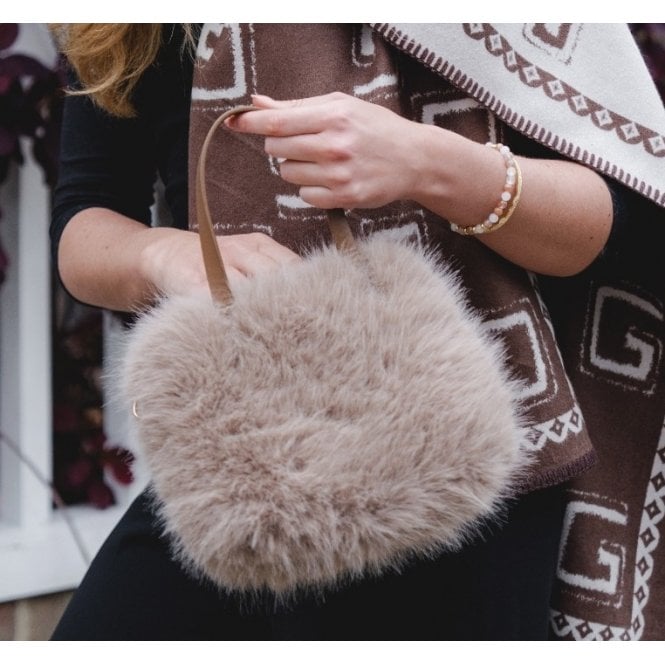 Mink fur bag hotsell