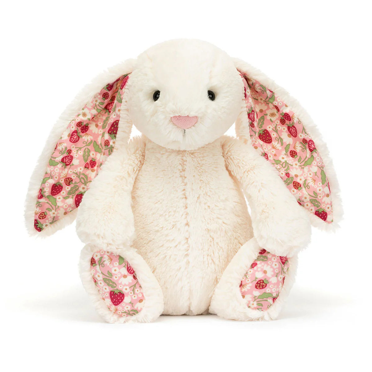 Jellycat Blossom Cream Bunny 'Berry' Small | Official UK Stockist