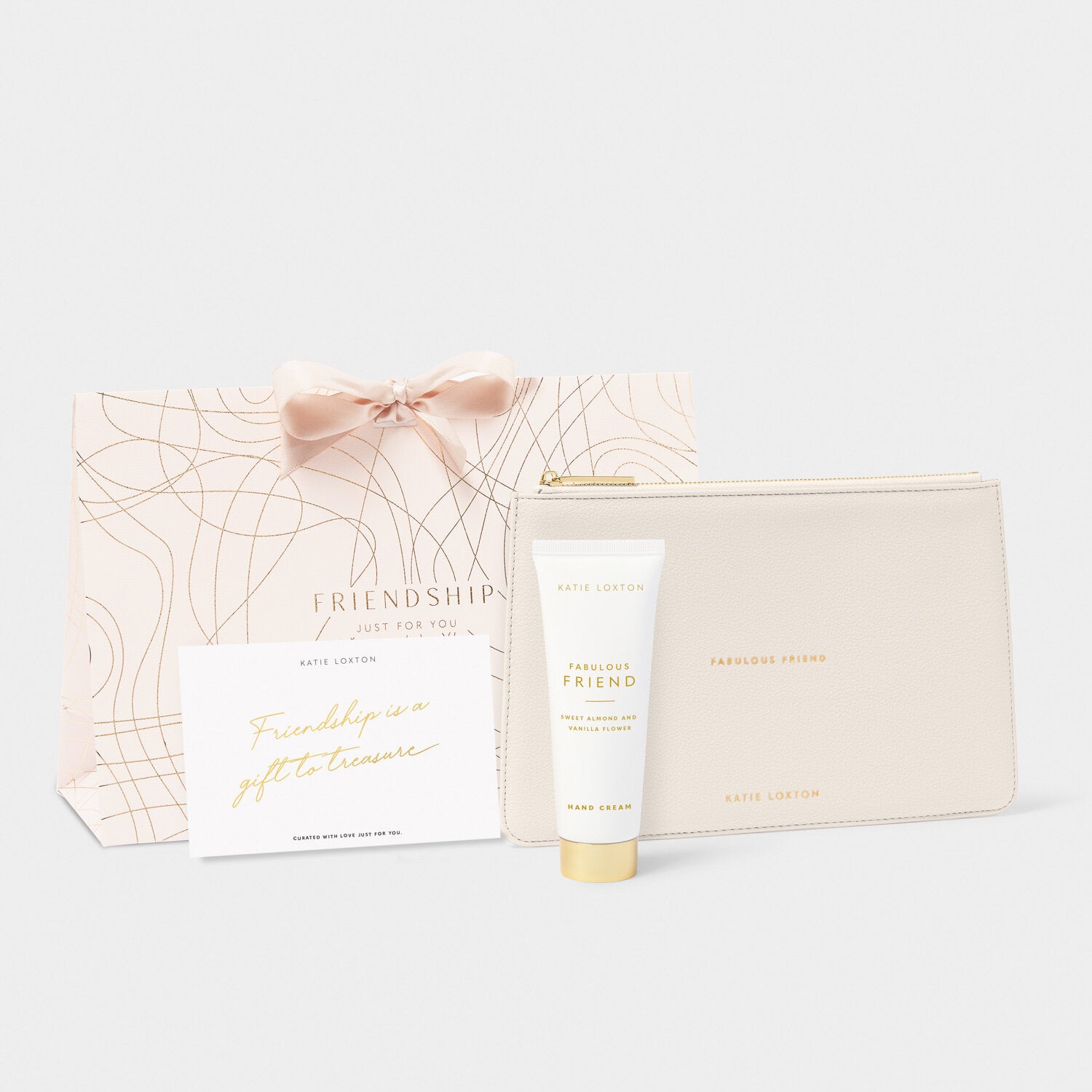 Pouch And Hand Cream Gift Set - Friendship- Katie Loxton