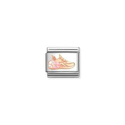 Trainer With Flowers Link - Rose Gold - Nomination Italy