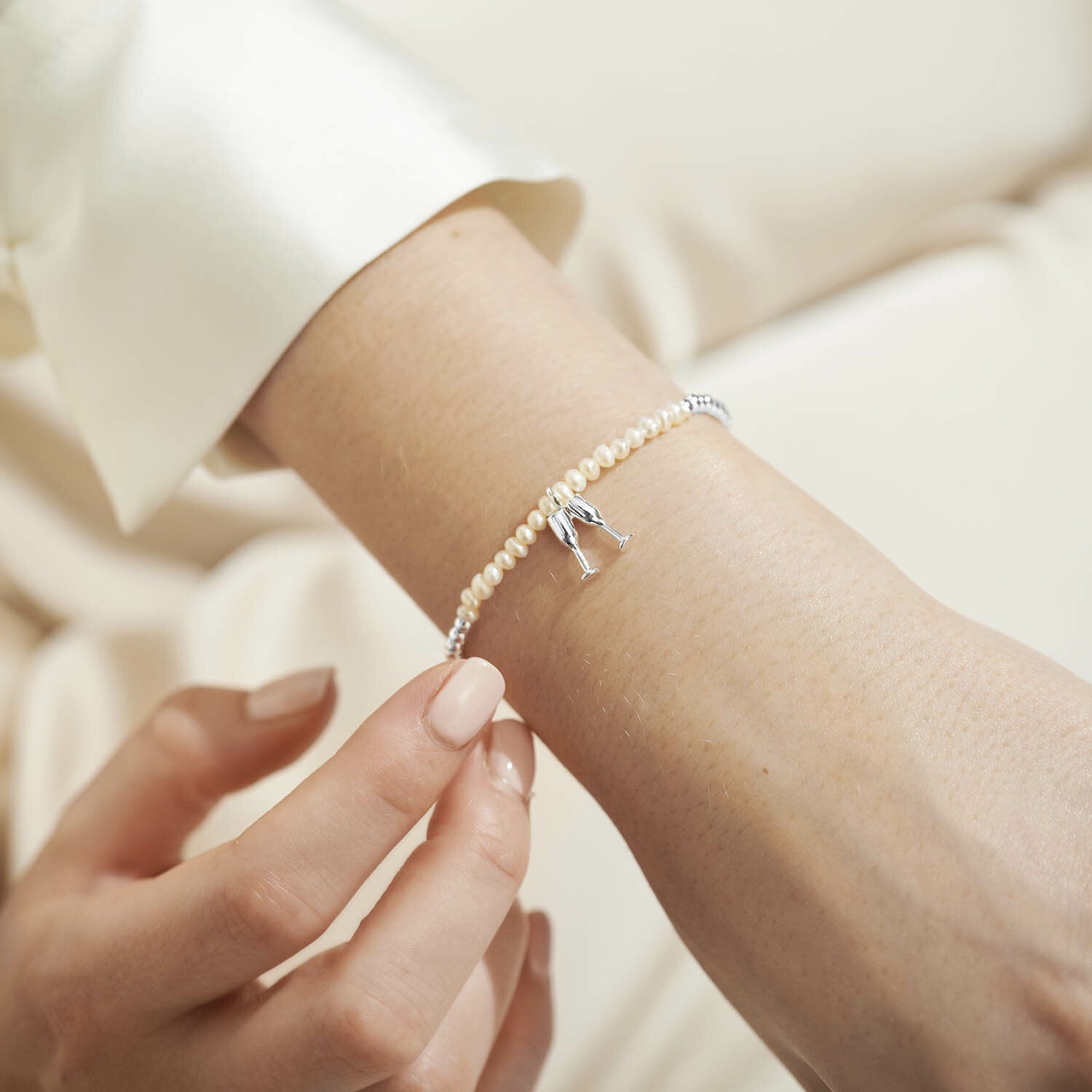 Bridal Pearl Bracelet - Hooray For The Big Day - Joma Jewellery