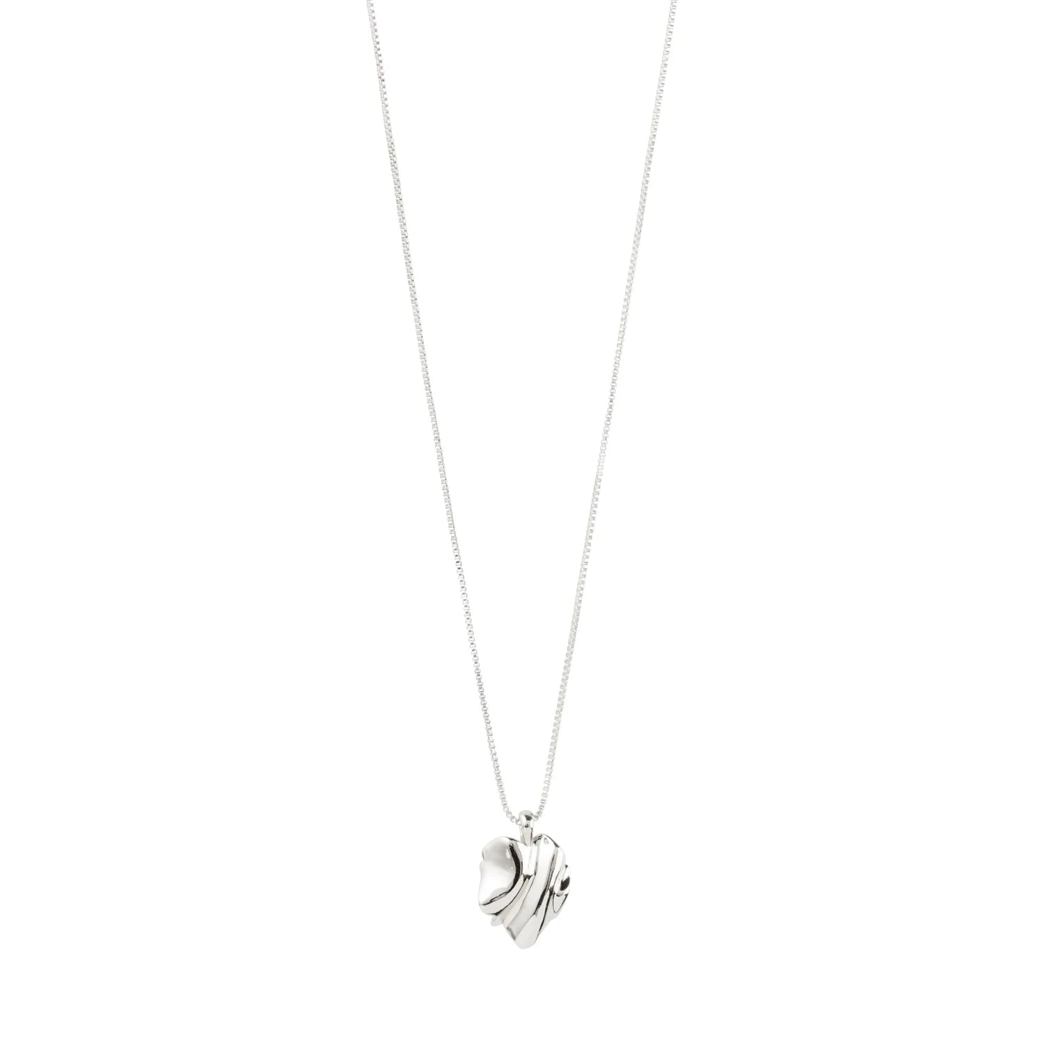 Em wavy pendant necklace silver-plated - Pilgrim Jewellery