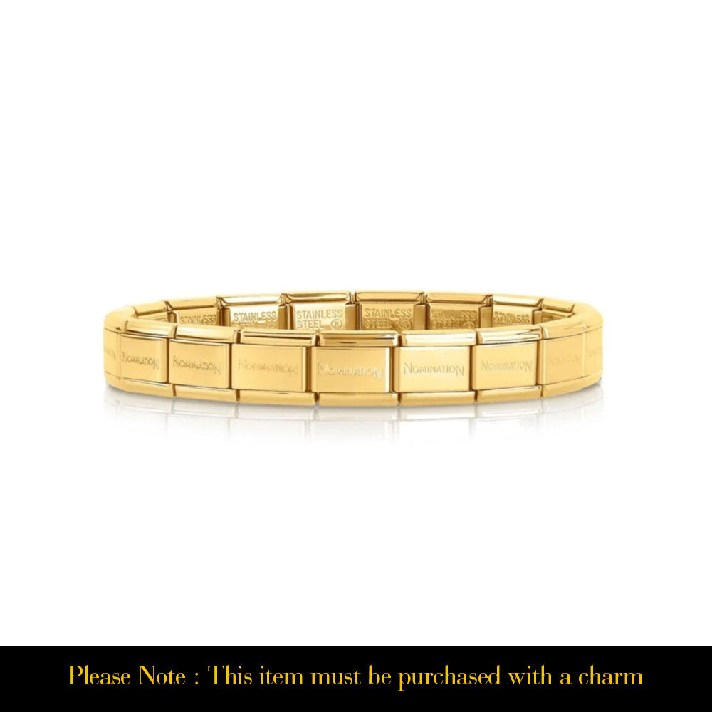 Composable classic Gold starter bracelet By Nomination Italy
