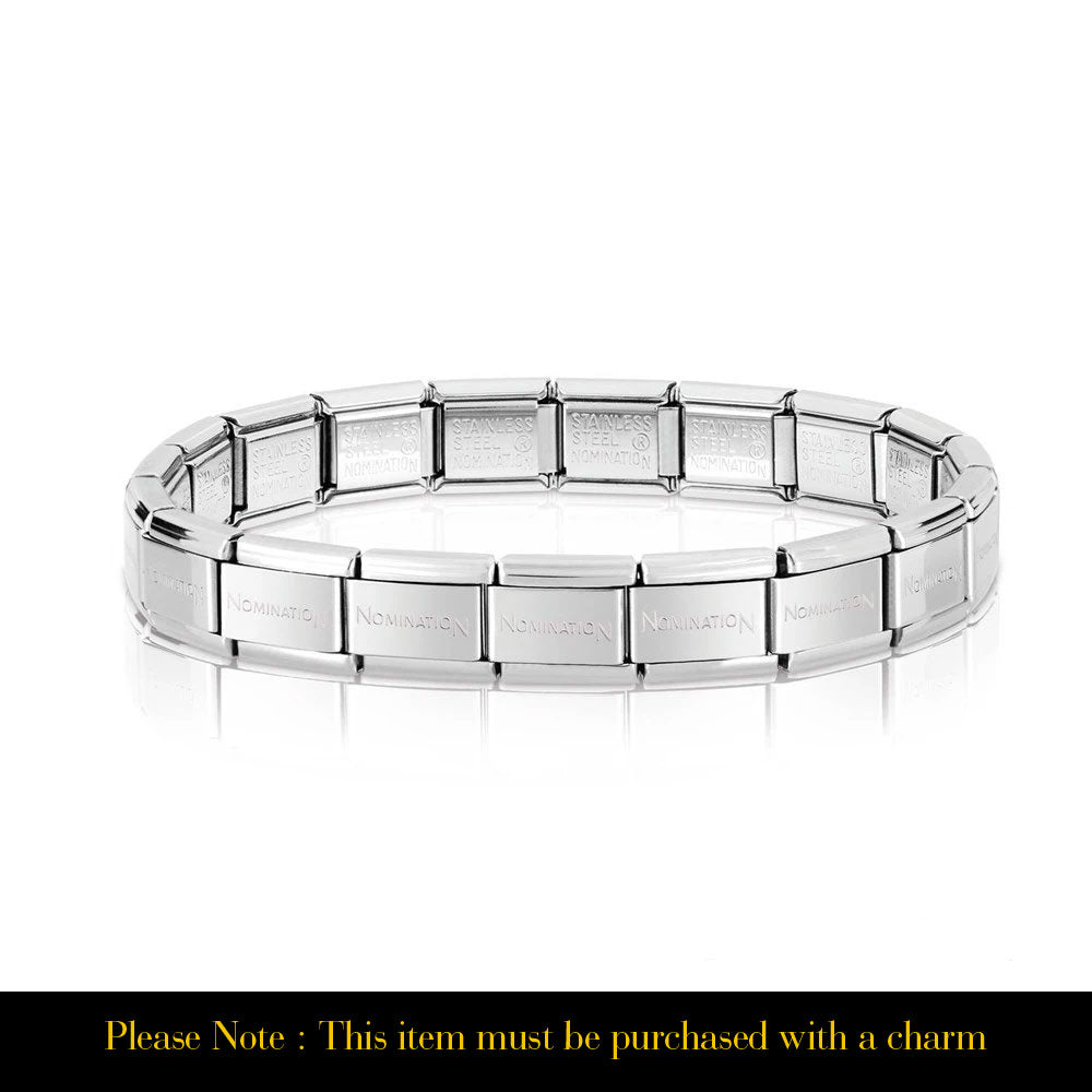 Composable classic Stainless Steel starter bracelet By Nomination