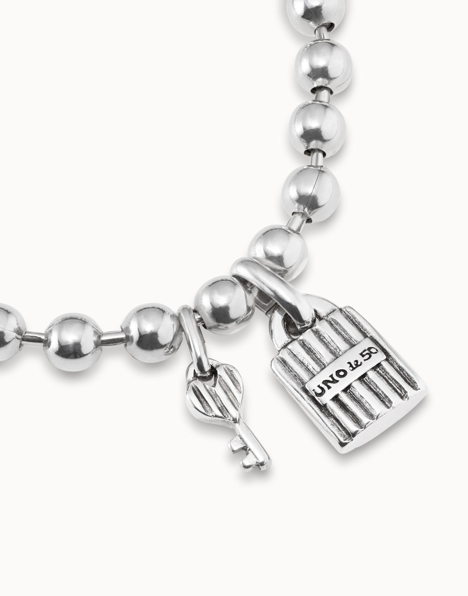 Bracelet - Silver Key - Uno De 50