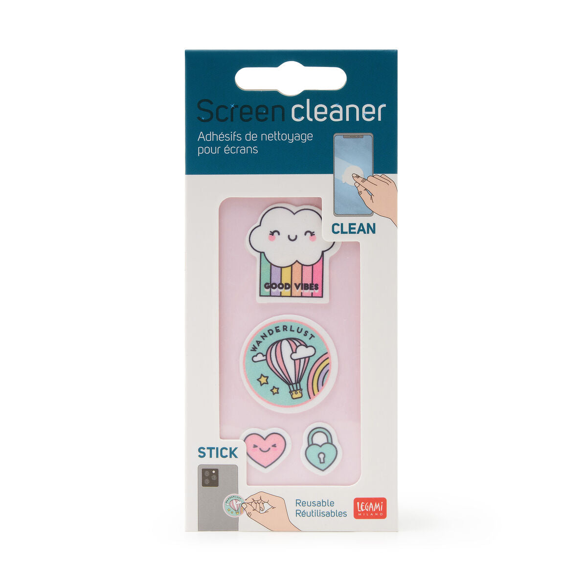 Screen Cleaner Stickers