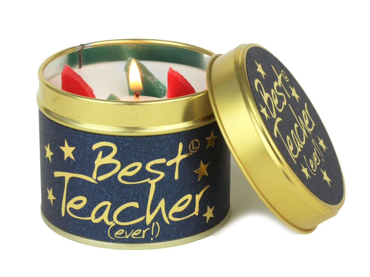 Lily Flame Tinned Candle - Best Teacher!
