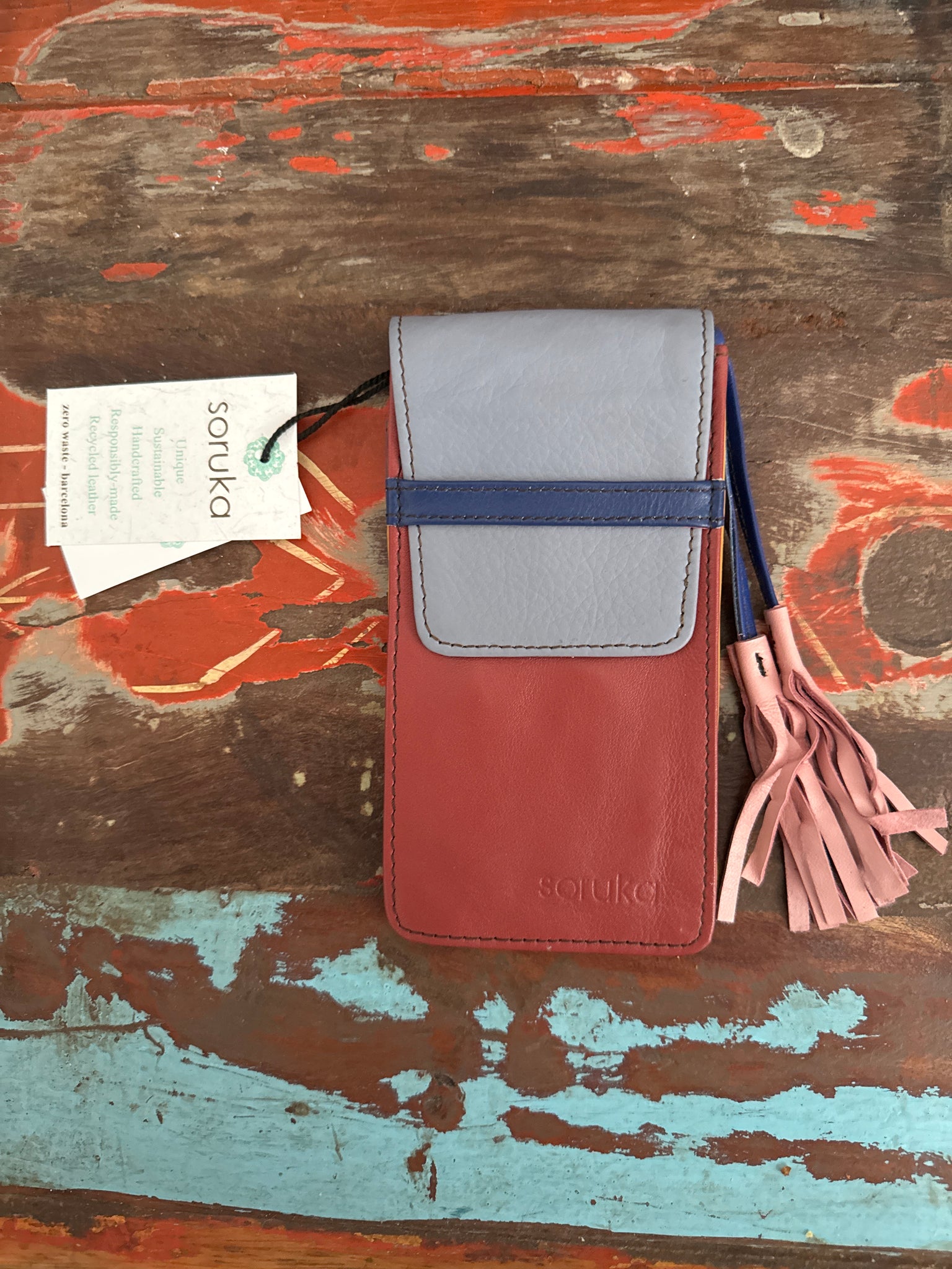 Erin Phone Bag - Multi Leather