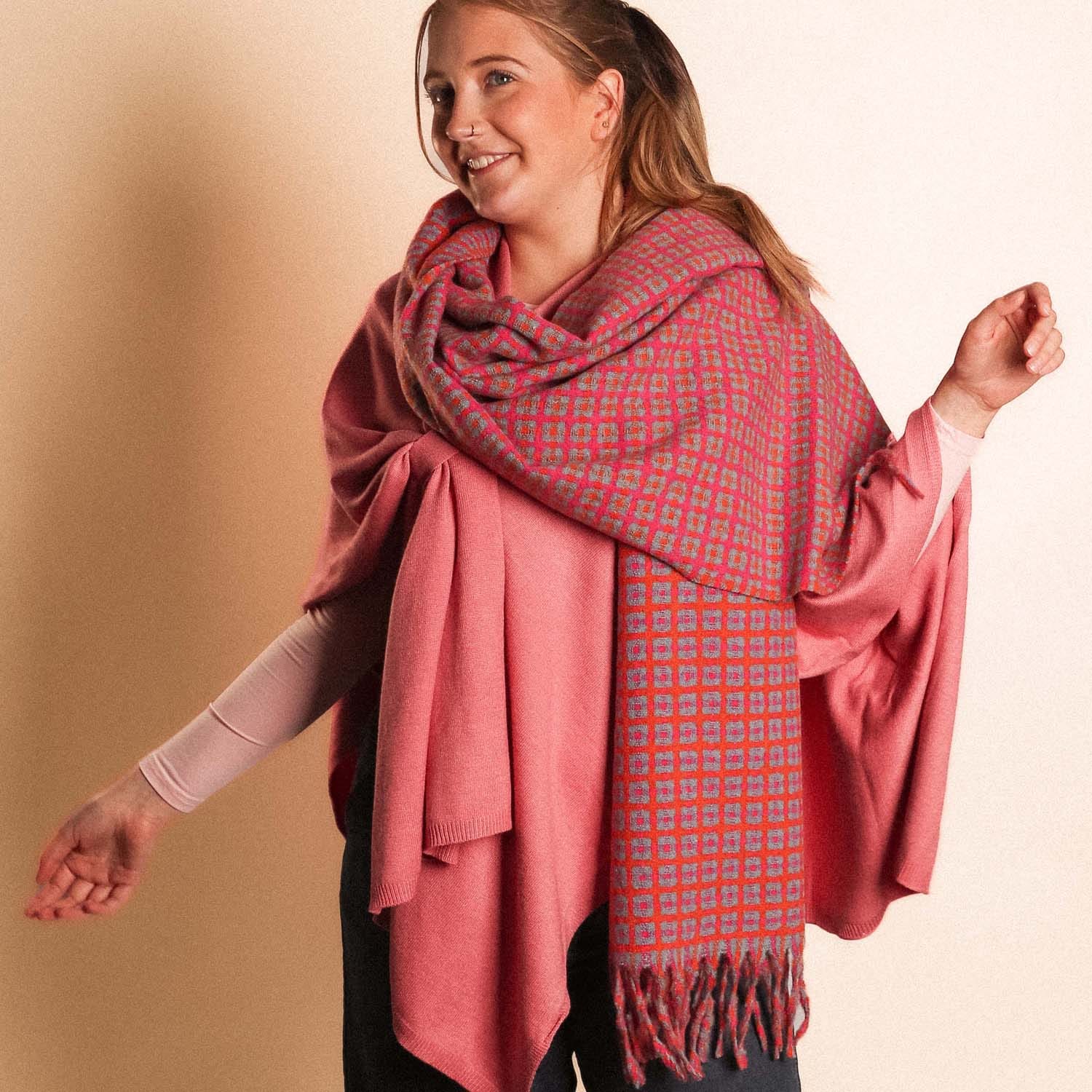 Winter Scarf Hot Pink