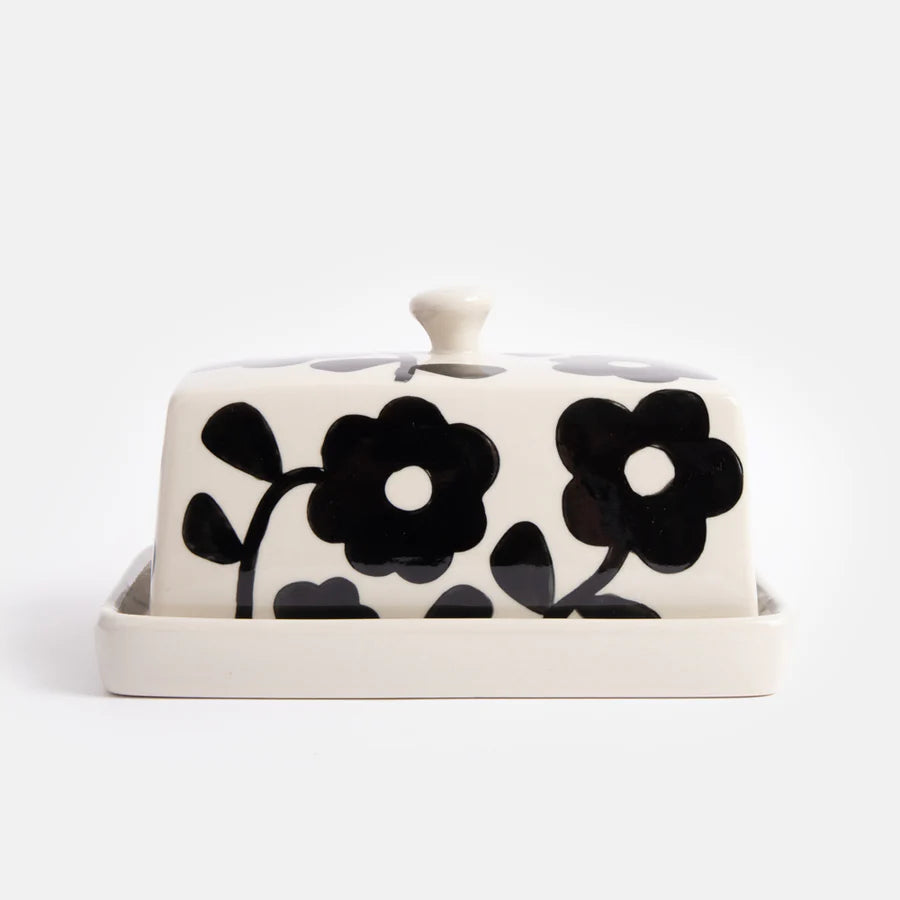 MONO FLOWER BUTTER DISH