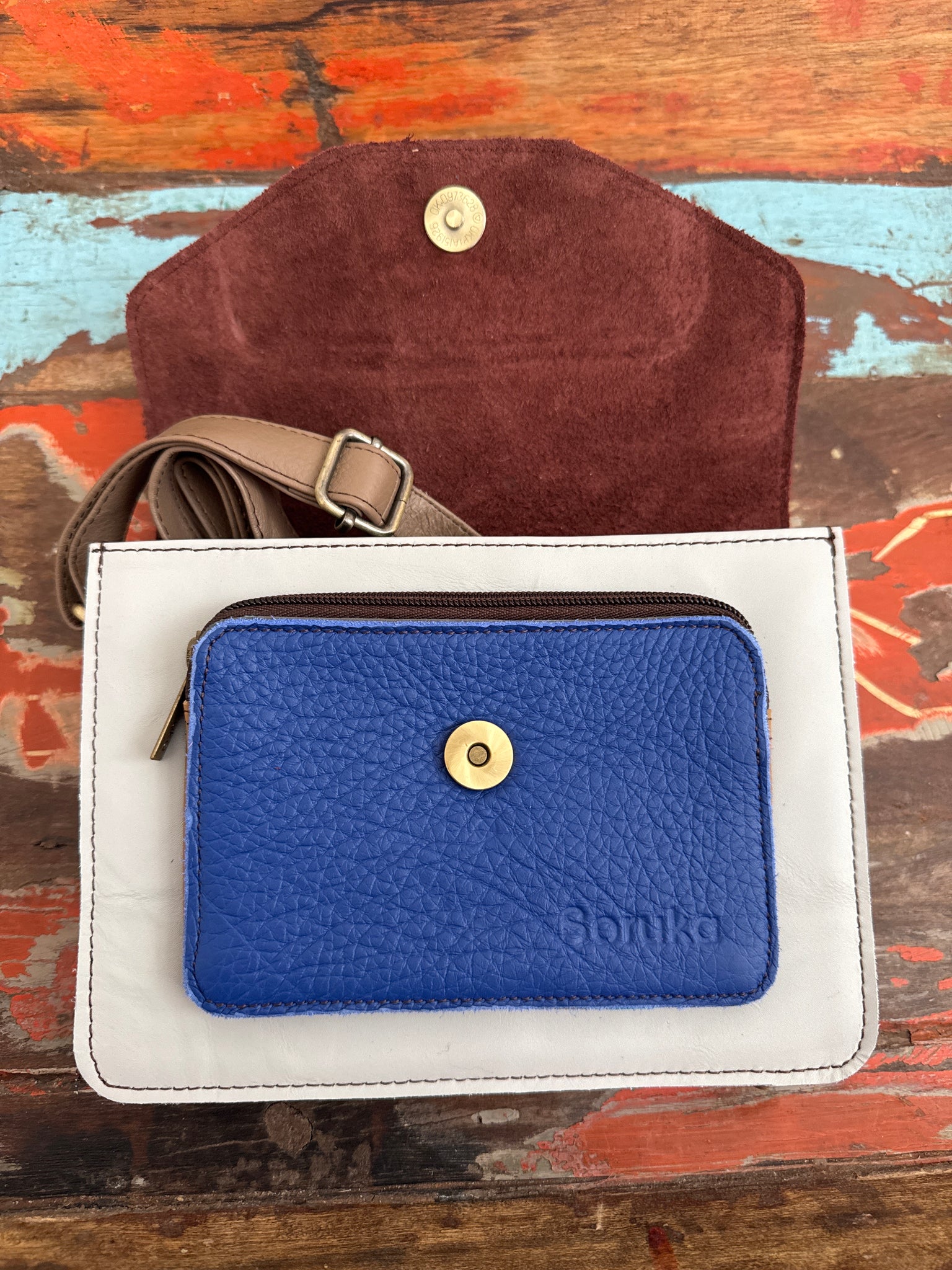 Grace Reversible Loop Bag - Multi & Animal Print Soruka
