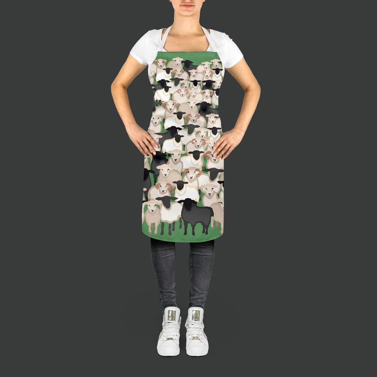 Group of sheep apron