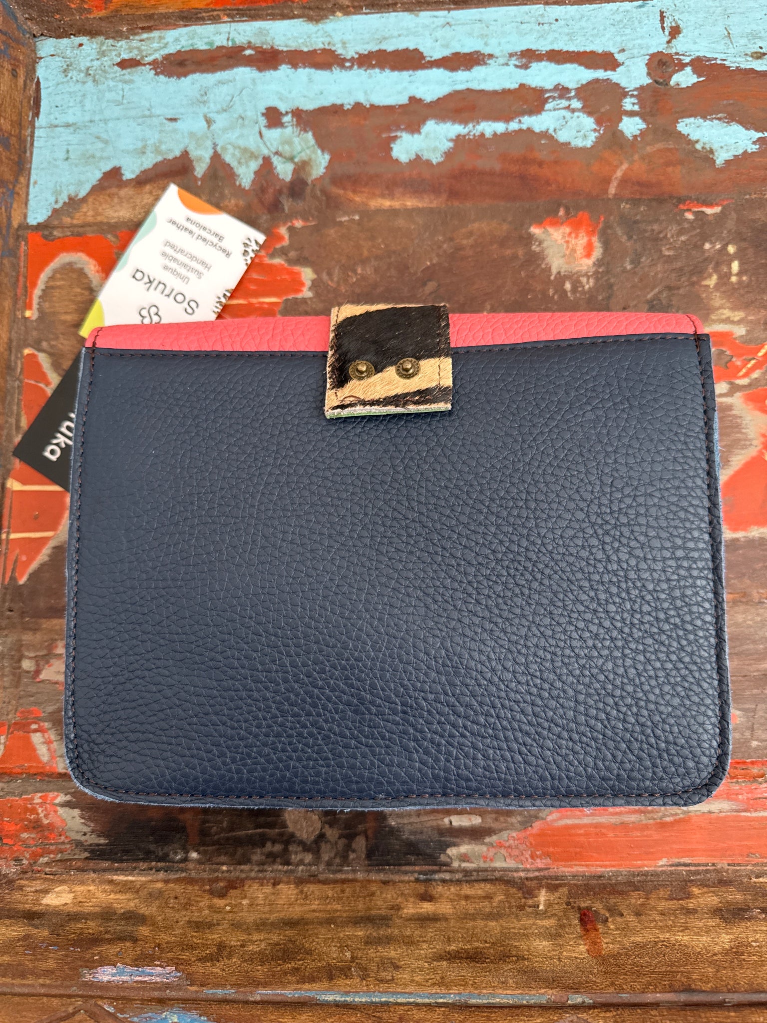 Grace Reversible Loop Bag - Multi & Animal Print Soruka