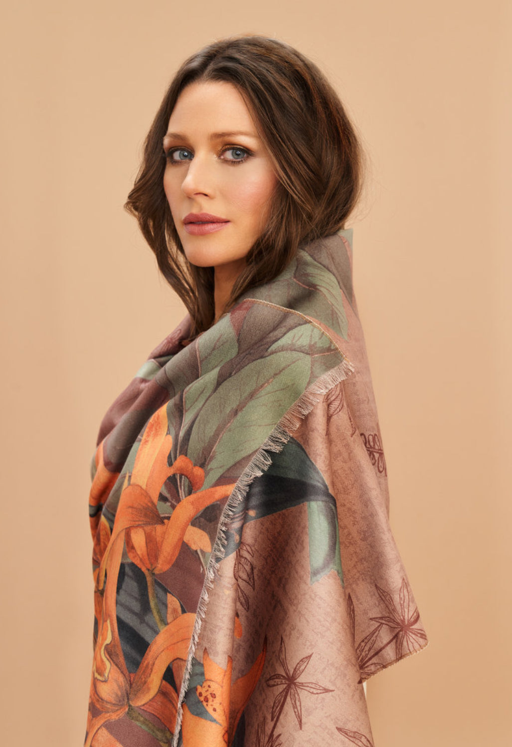 Botany Bliss Luxury Print Scarf