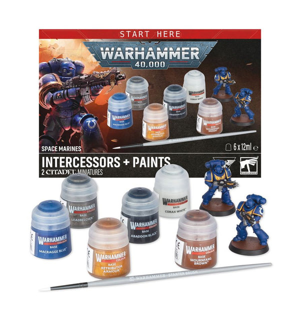 Space Marine: Intercessors & Paints: Warhammer 40,000