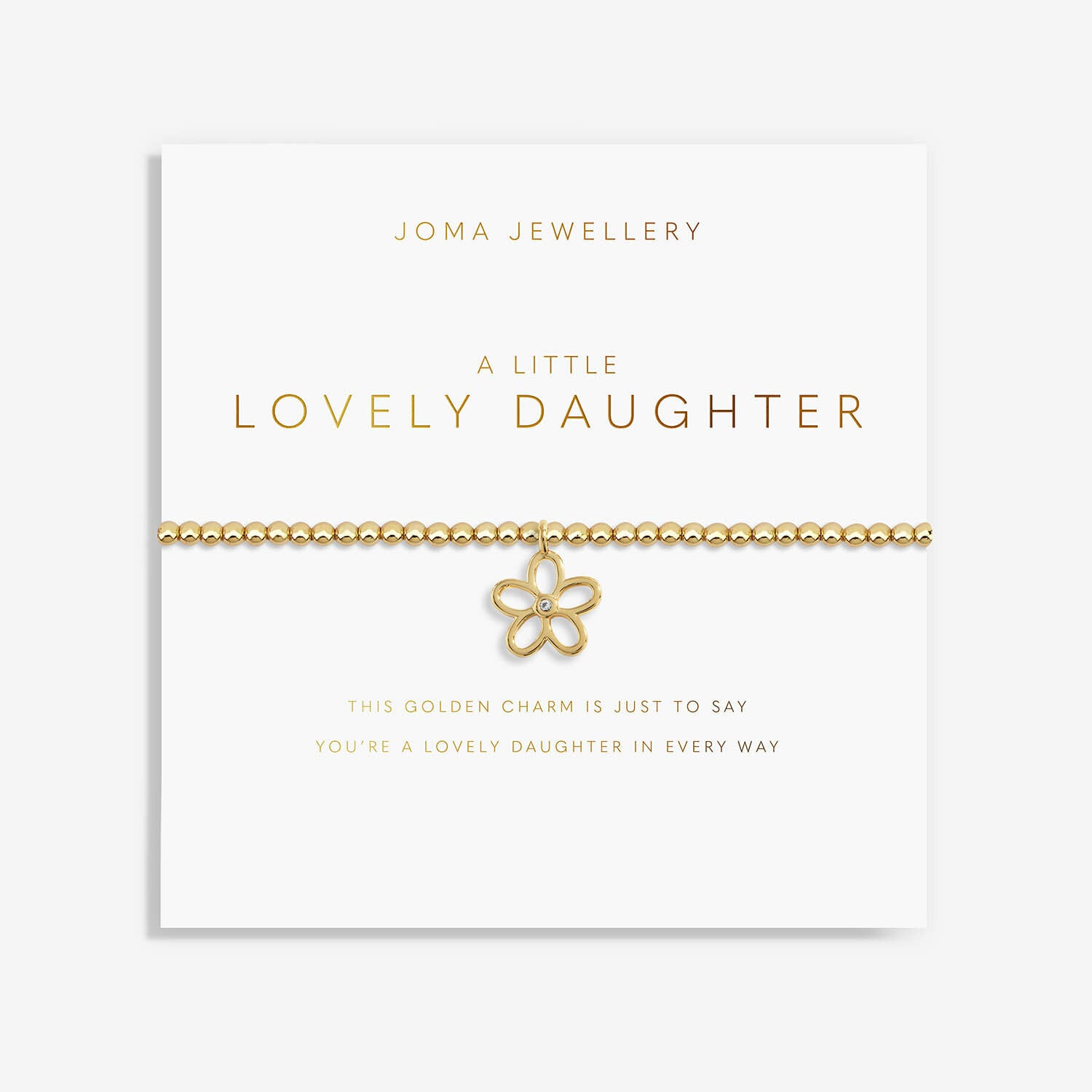 Golden Glow - A Little - Lovely Daughter- Joma Jewellery