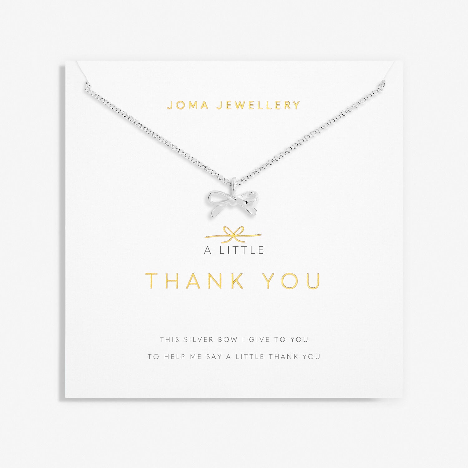 A Little - Thank you Necklace - Joma Jewellery