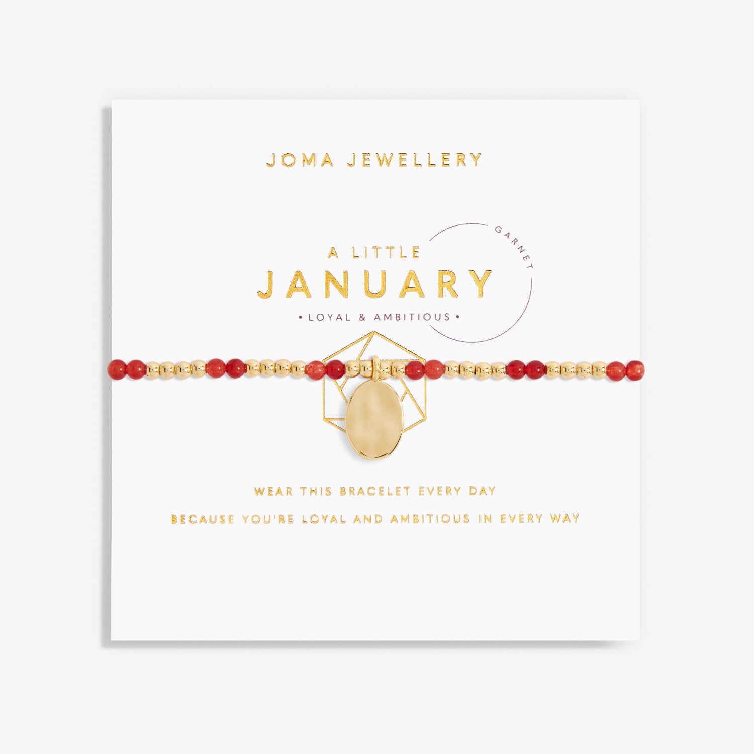 January - A Little Birthstone - Gold - Joma Jewellery