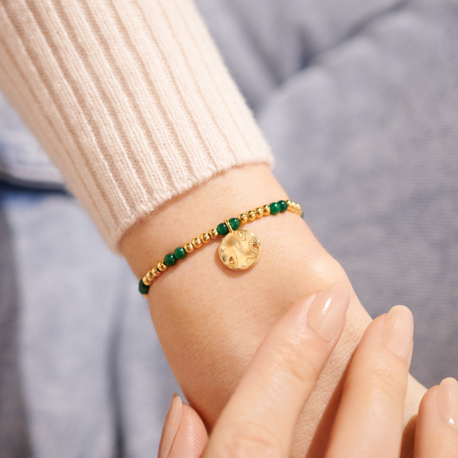 May - A Little Birthstone Bracelet - Gold - Joma Jewellery