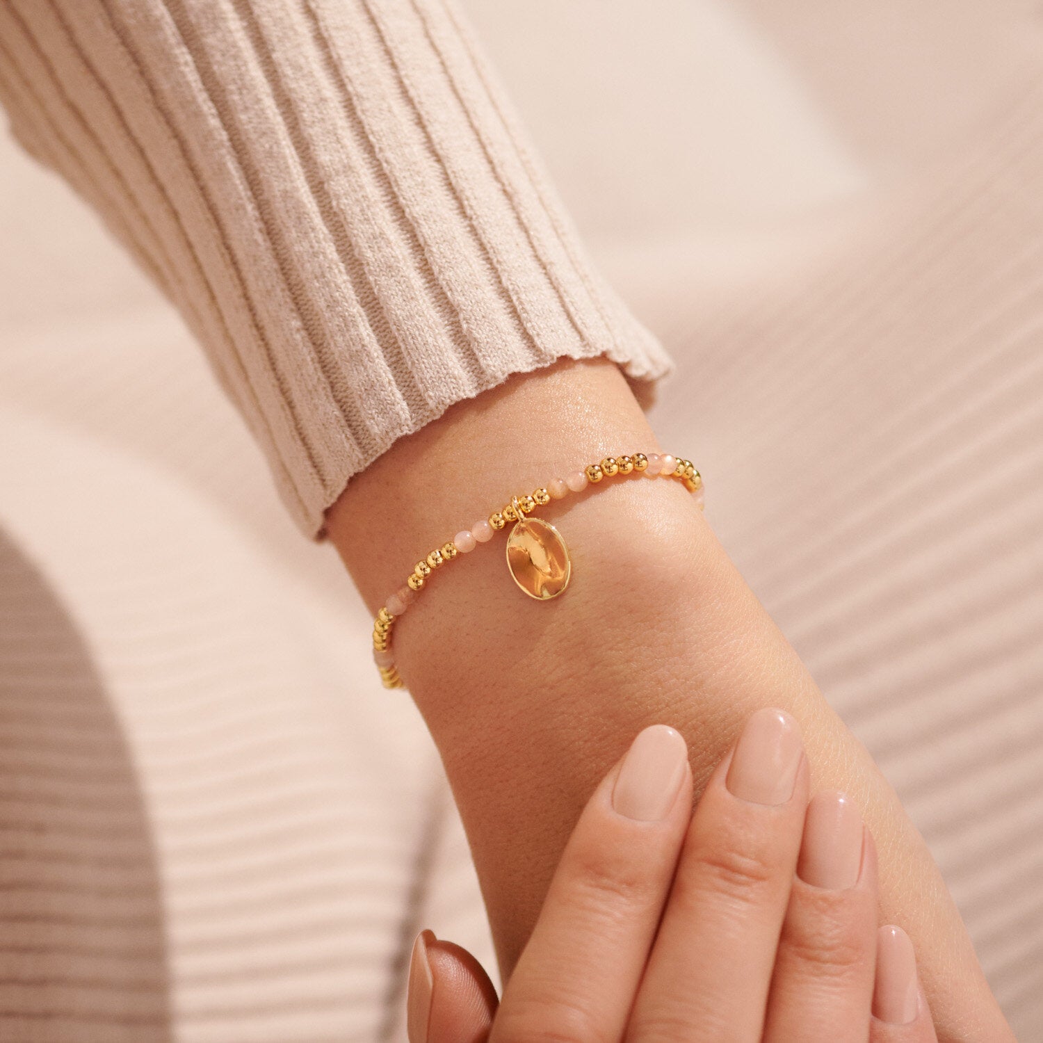 July - A Little Birthstone - Gold Bracelet - Joma Jewellery