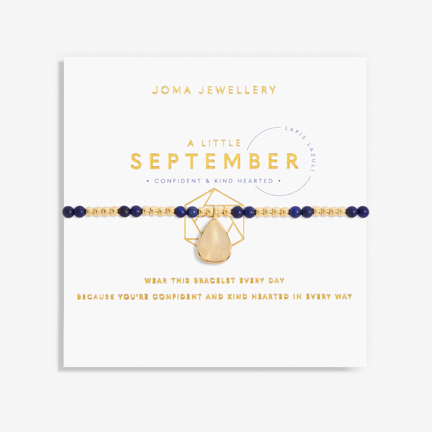 September - A Little Birthstone - Gold Bracelet - Joma Jewellery