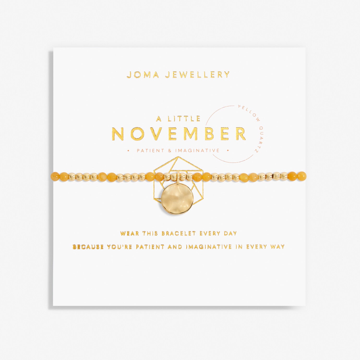 November - A Little Birthstone Bracelet - Joma Jewellery