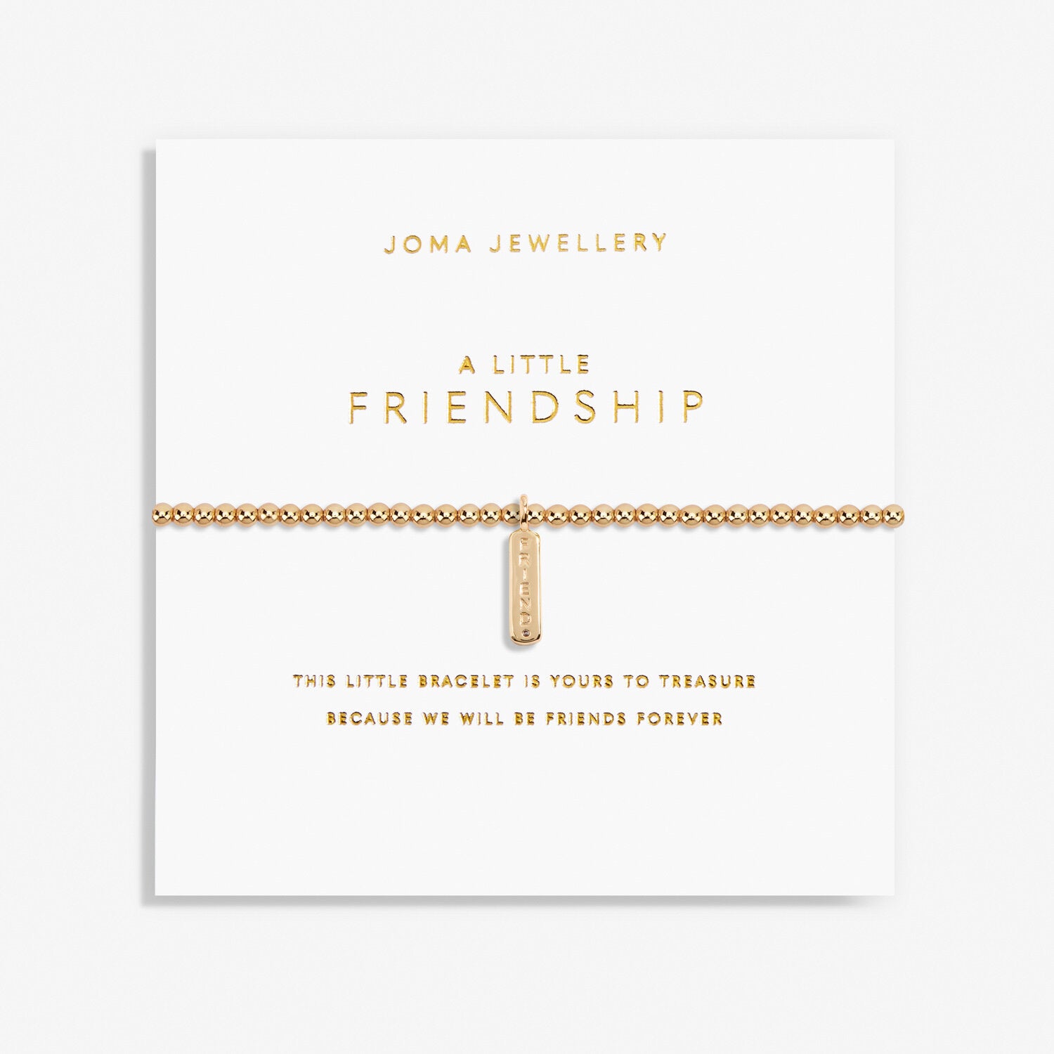 Gold - A Little - Friendship Bracelet - Joma Jewellery