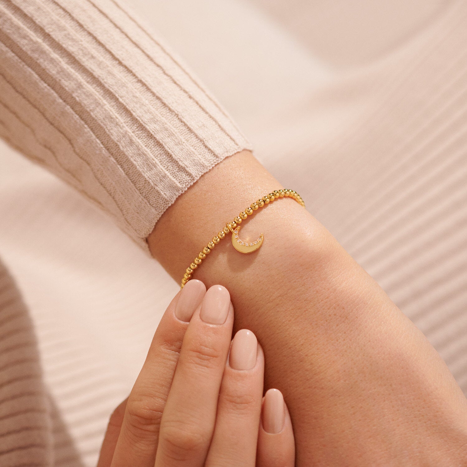Gold - A Little Love You To The Moon And Back Bracelet - Joma Jewellery
