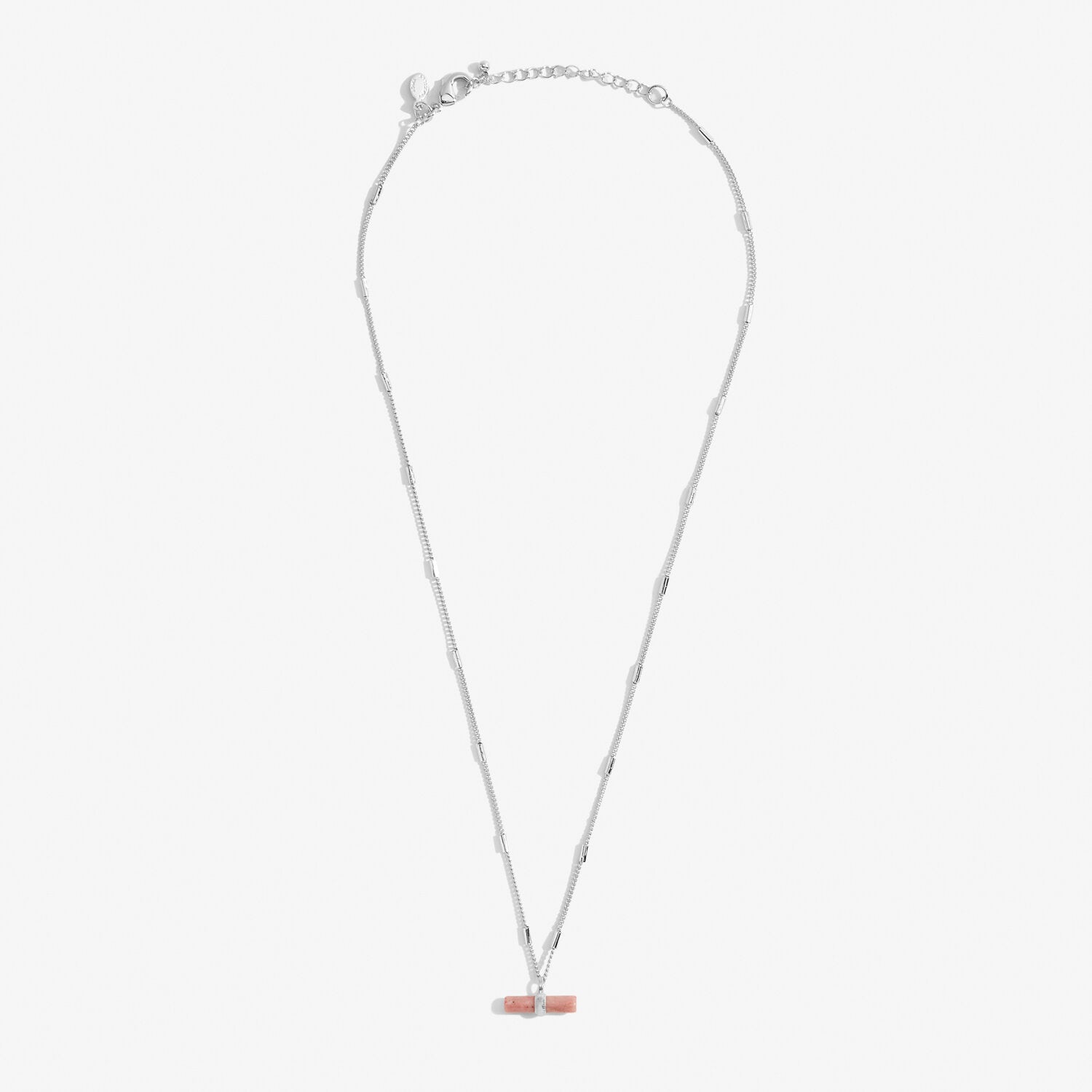 Aura Rhodochrosite Bar Necklace - Joma jewellery