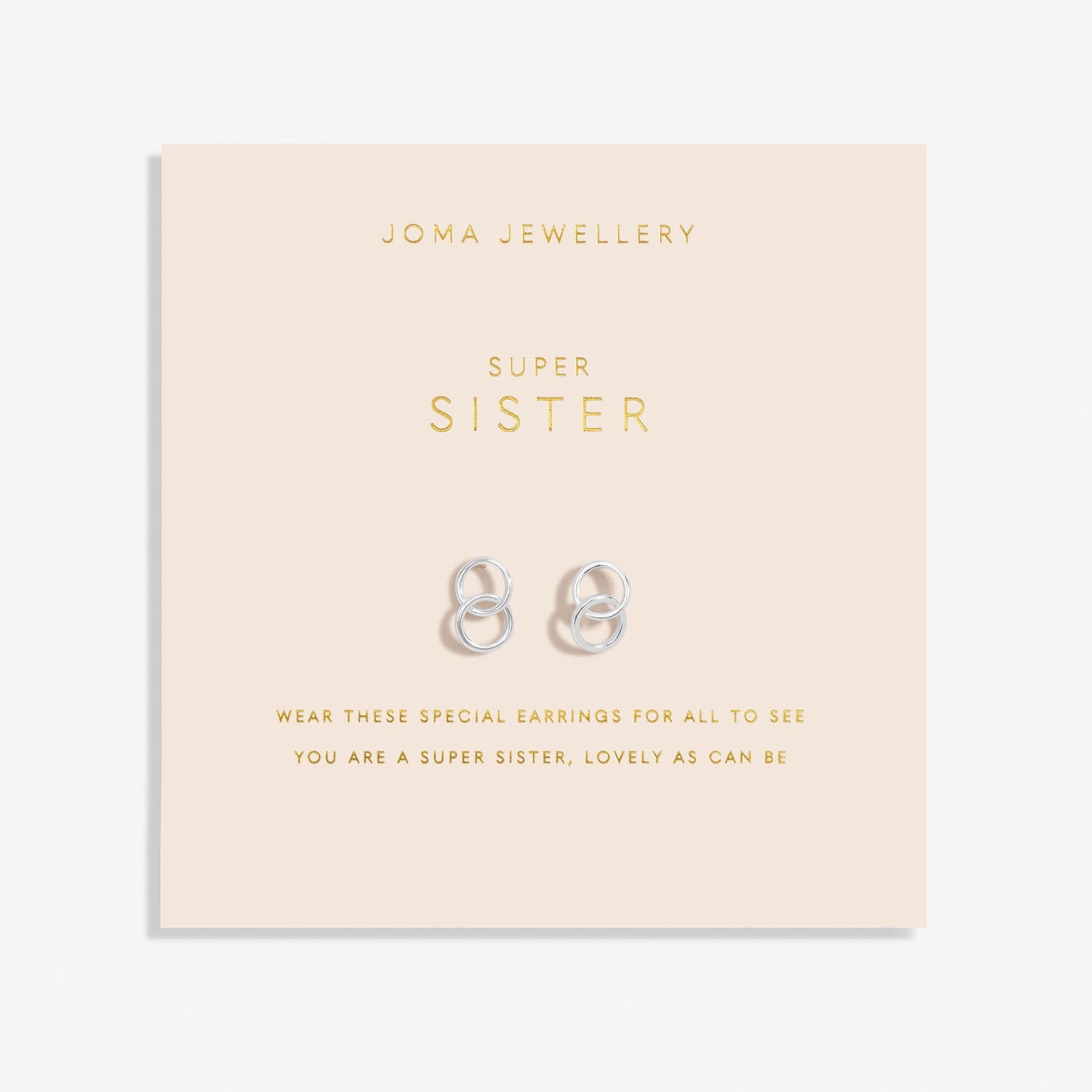 Forever Yours 'Super Sister' Earrings - Joma Jewellery