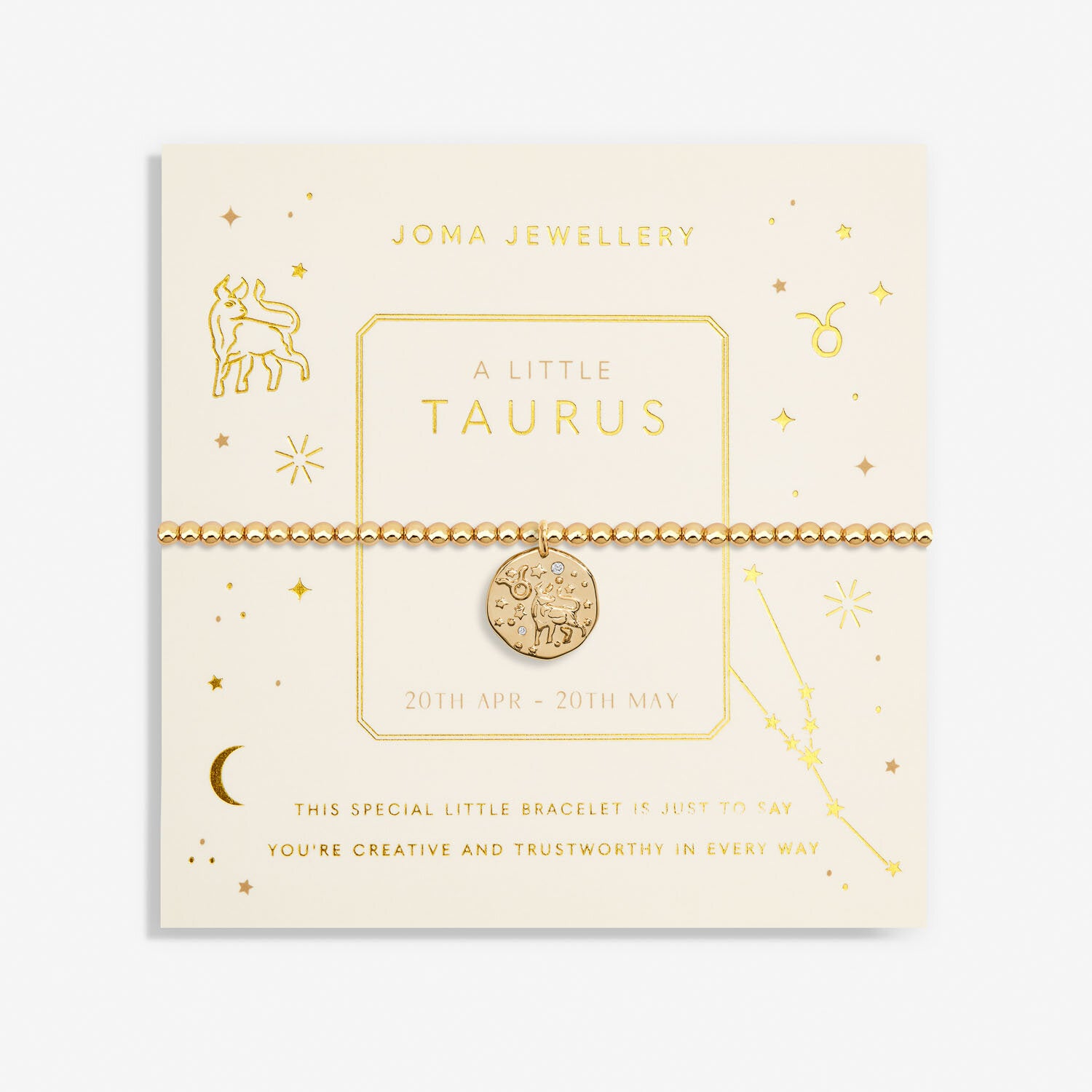 Star Sign A Little 'Taurus' Bracelet - Joma Jewellery