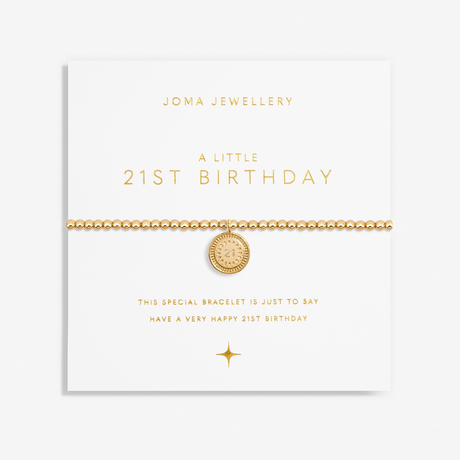 A Little '21st Birthday' Bracelet - Joma Jewellery