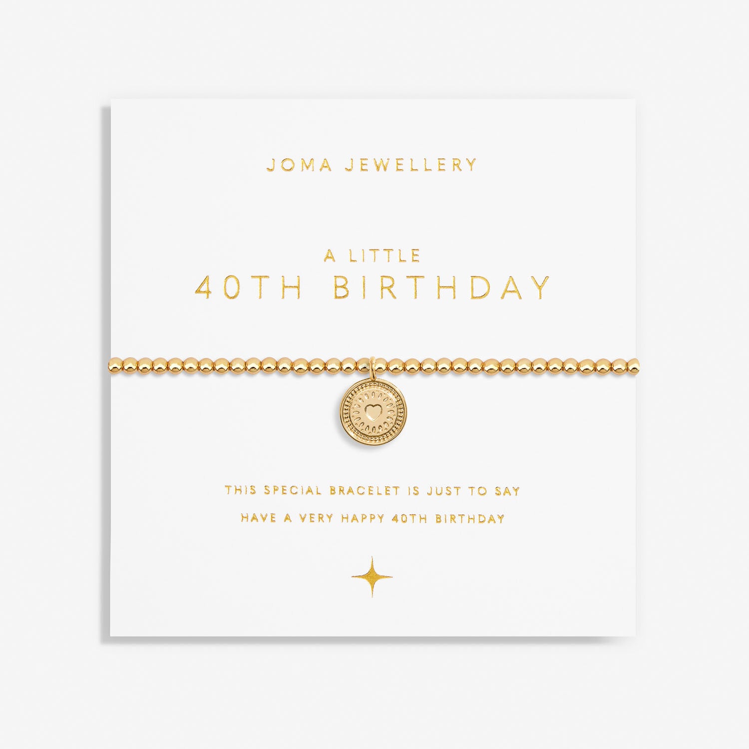 A Little '40th Birthday' Bracelet - Joma Jewellery
