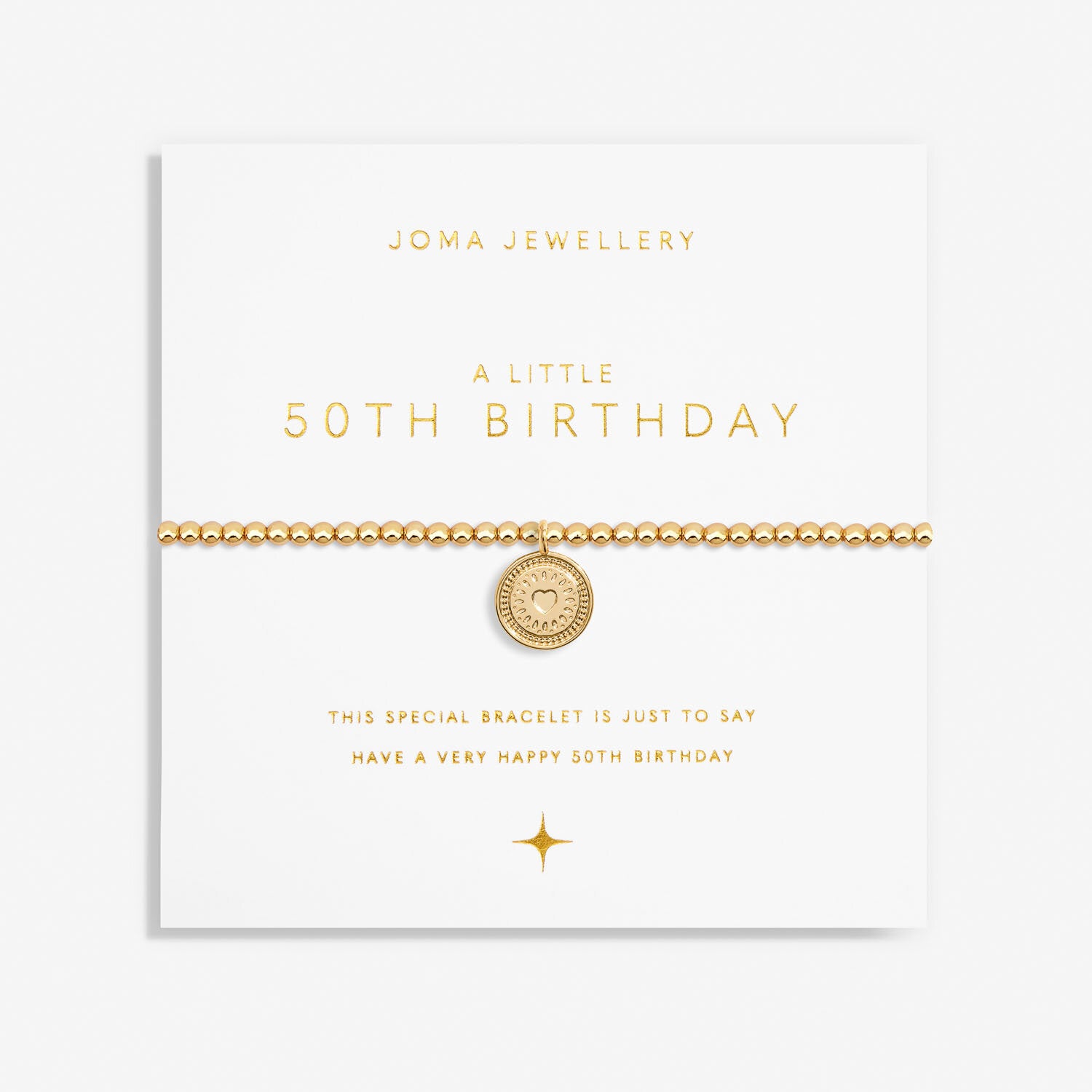 A Little '50th Birthday' Bracelet - Joma Jewellery