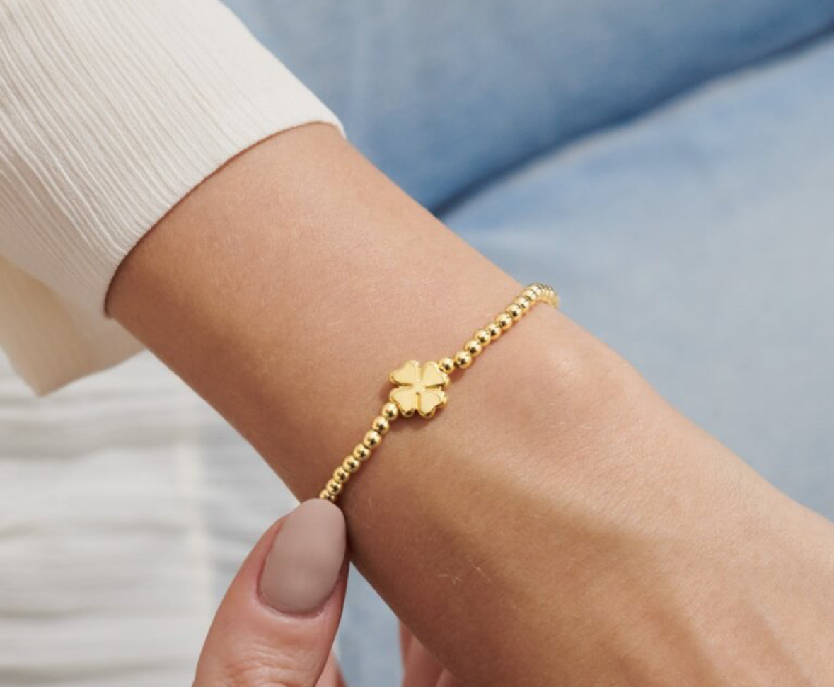 A Little 'Luck' Bracelet In Gold Plating