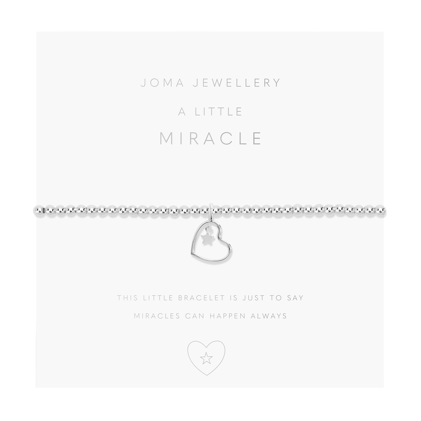 A Little 'Miracle' Bracelet - Joma Jewellery