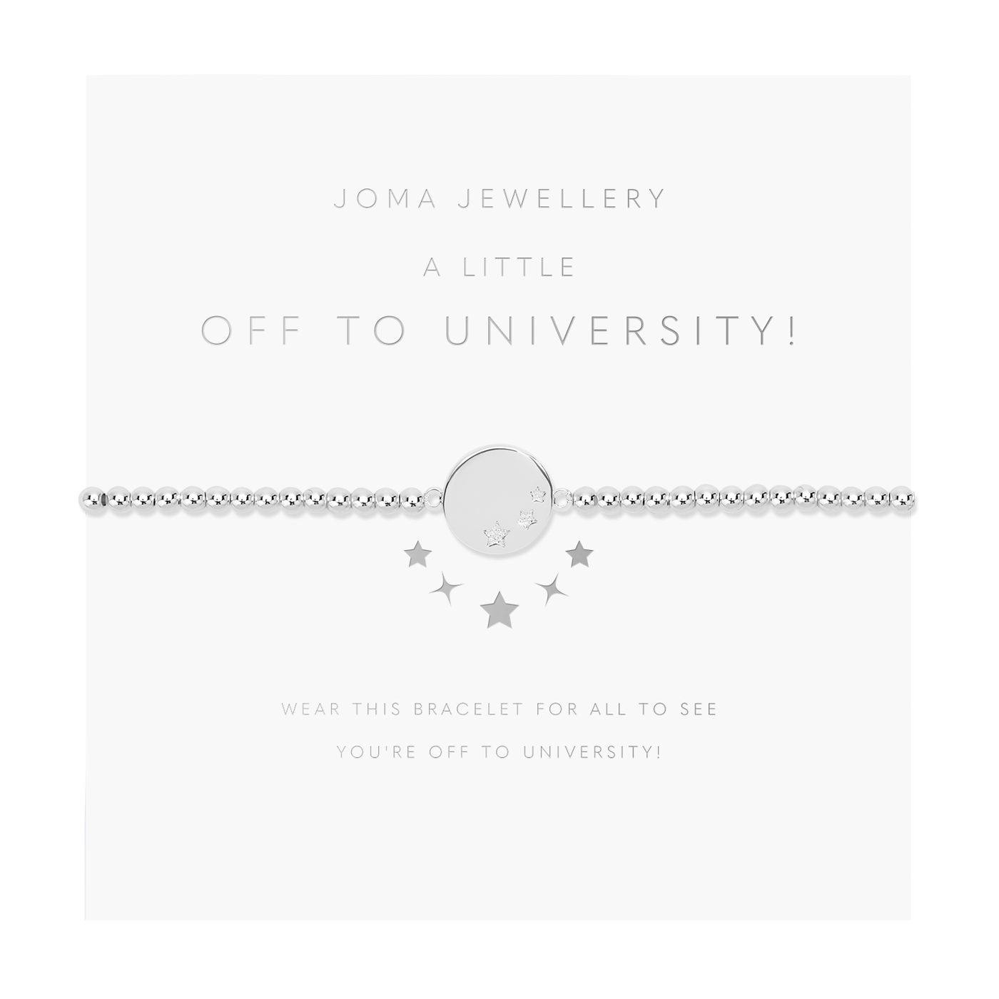 A Little 'Off To University' Bracelet  - Joma Jewellery