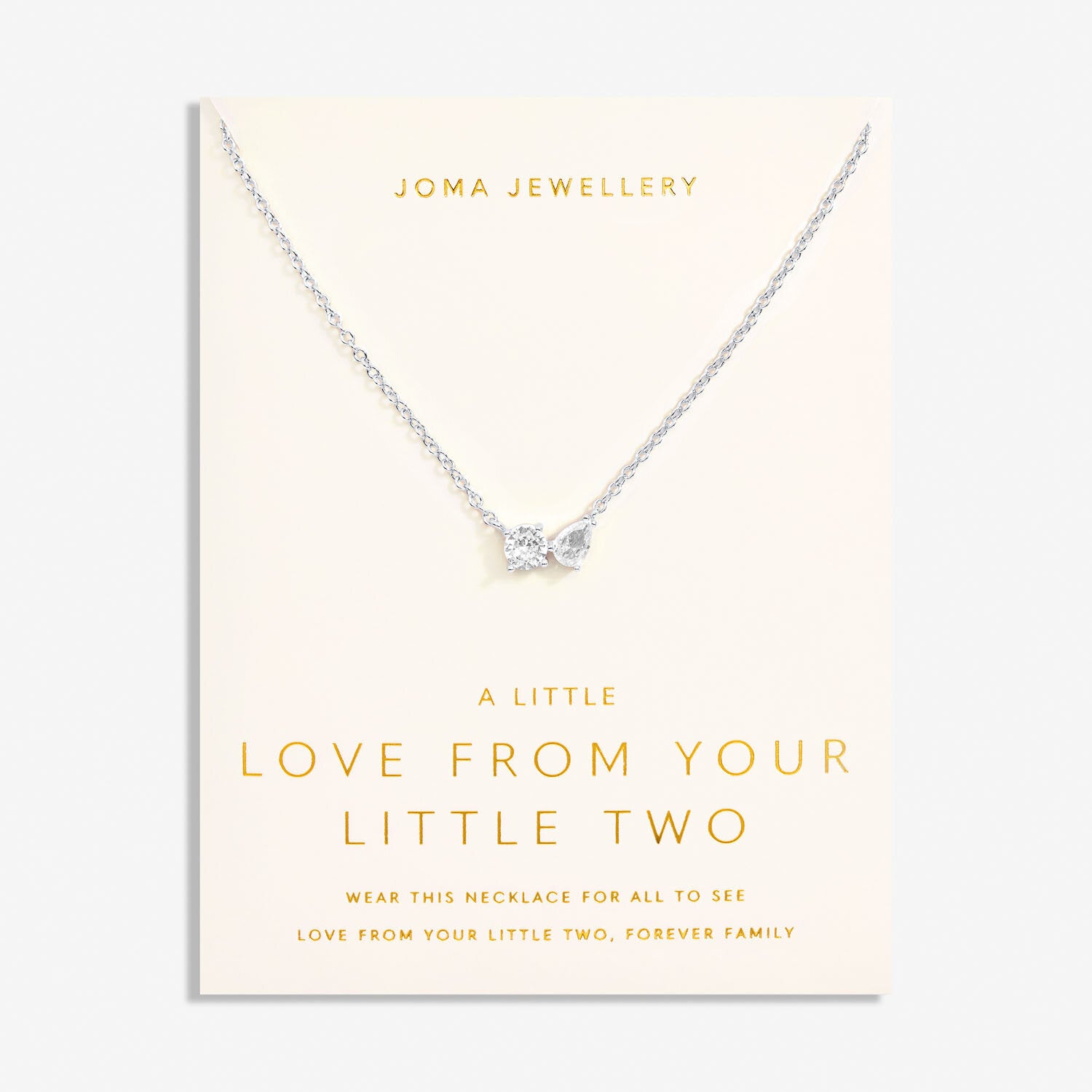 Love From Your Little Ones 'Two' Necklace - Joma Jewellery
