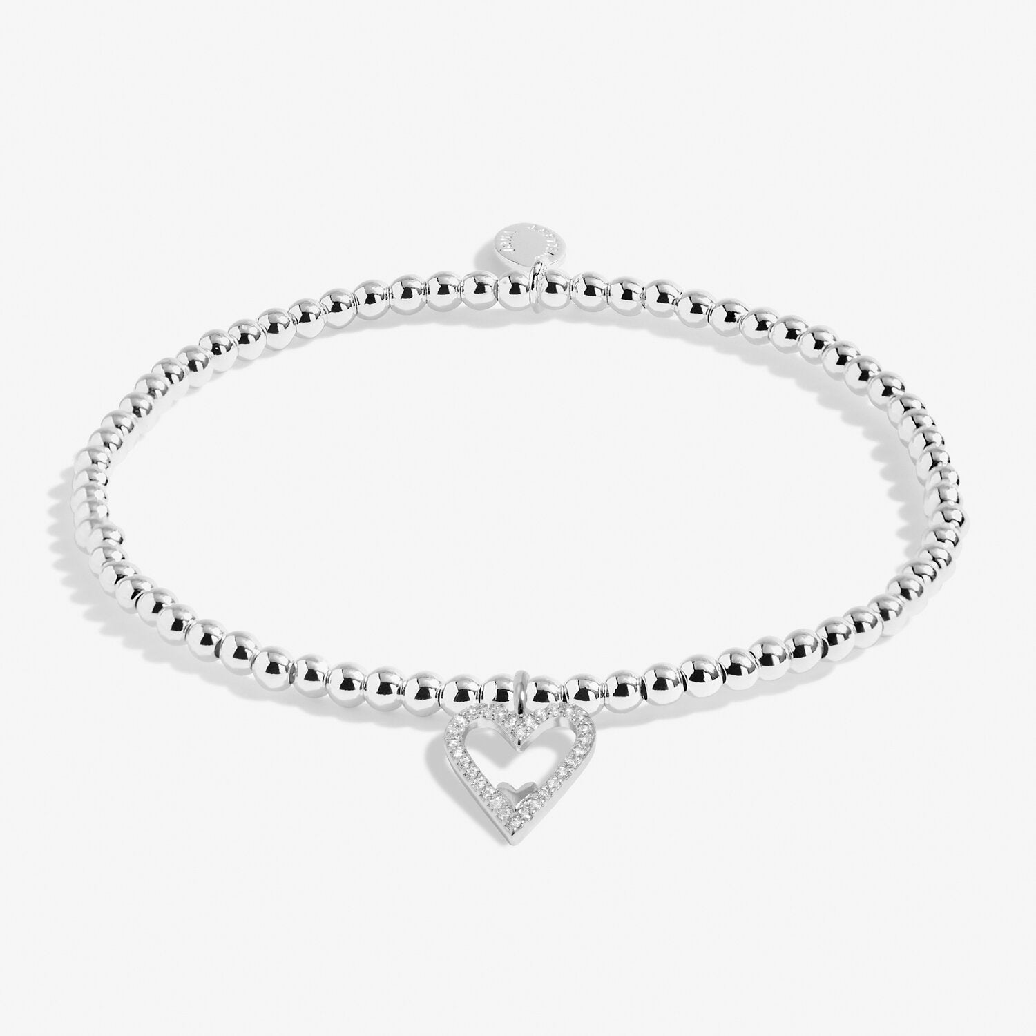 A Little 'Happy Birthday Mum' Bracelet In Silver Plating