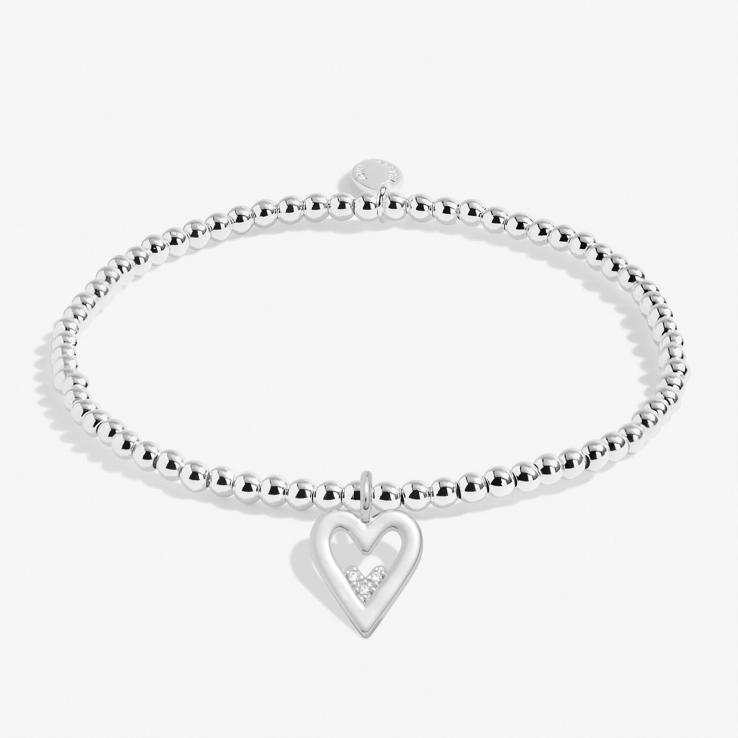 A Little 'Happy Birthday Daughter' Bracelet In Silver