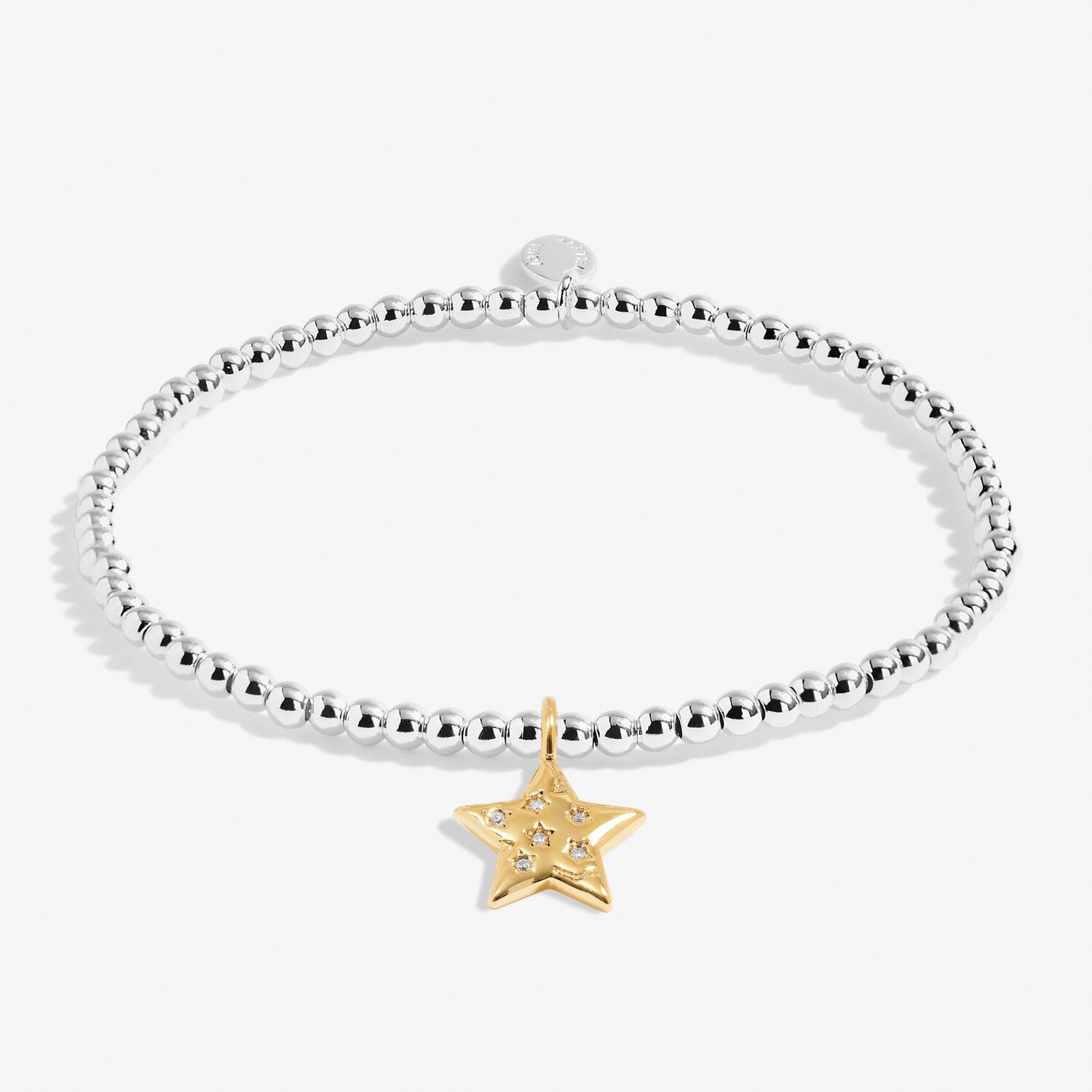 A Little 'Written In The Stars' Bracelet In Silver And Gold Plating