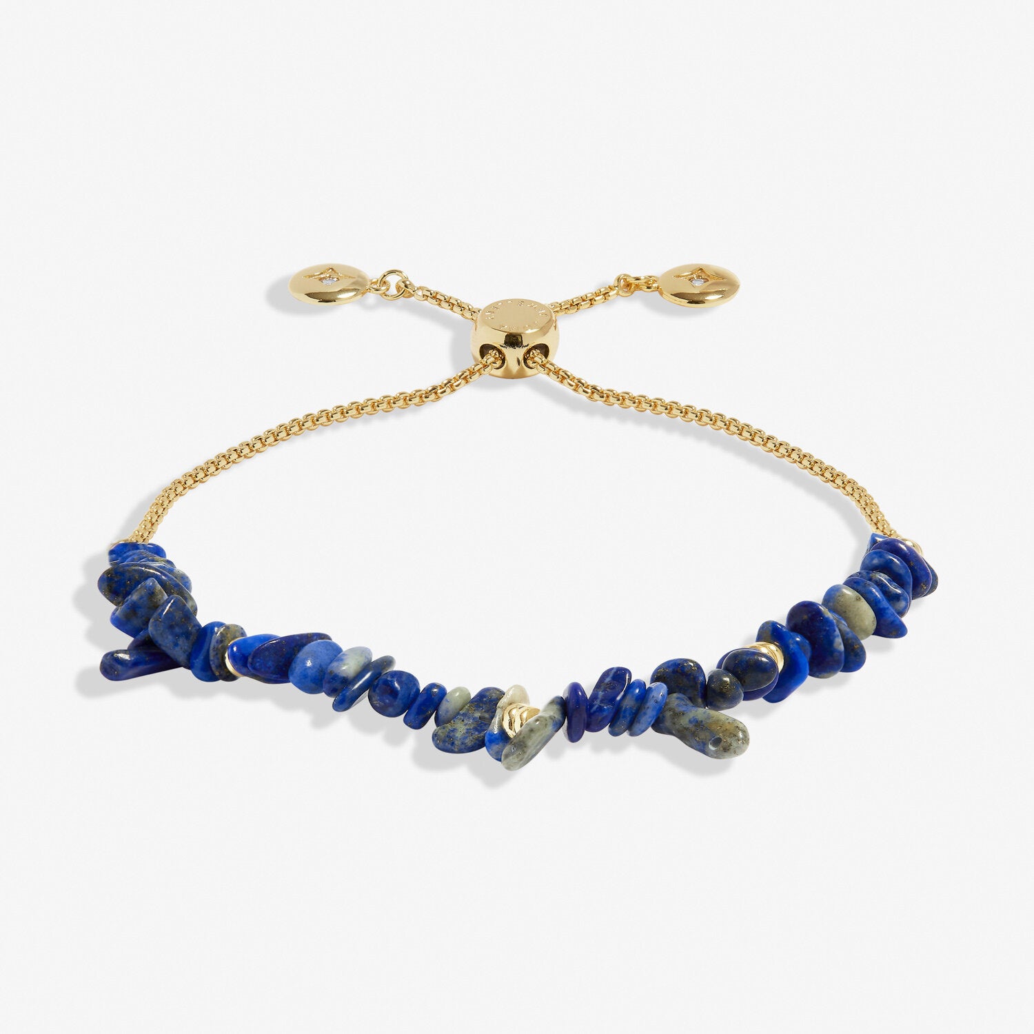 Manifestones Lapis Lazuli Bracelet In Gold Plating