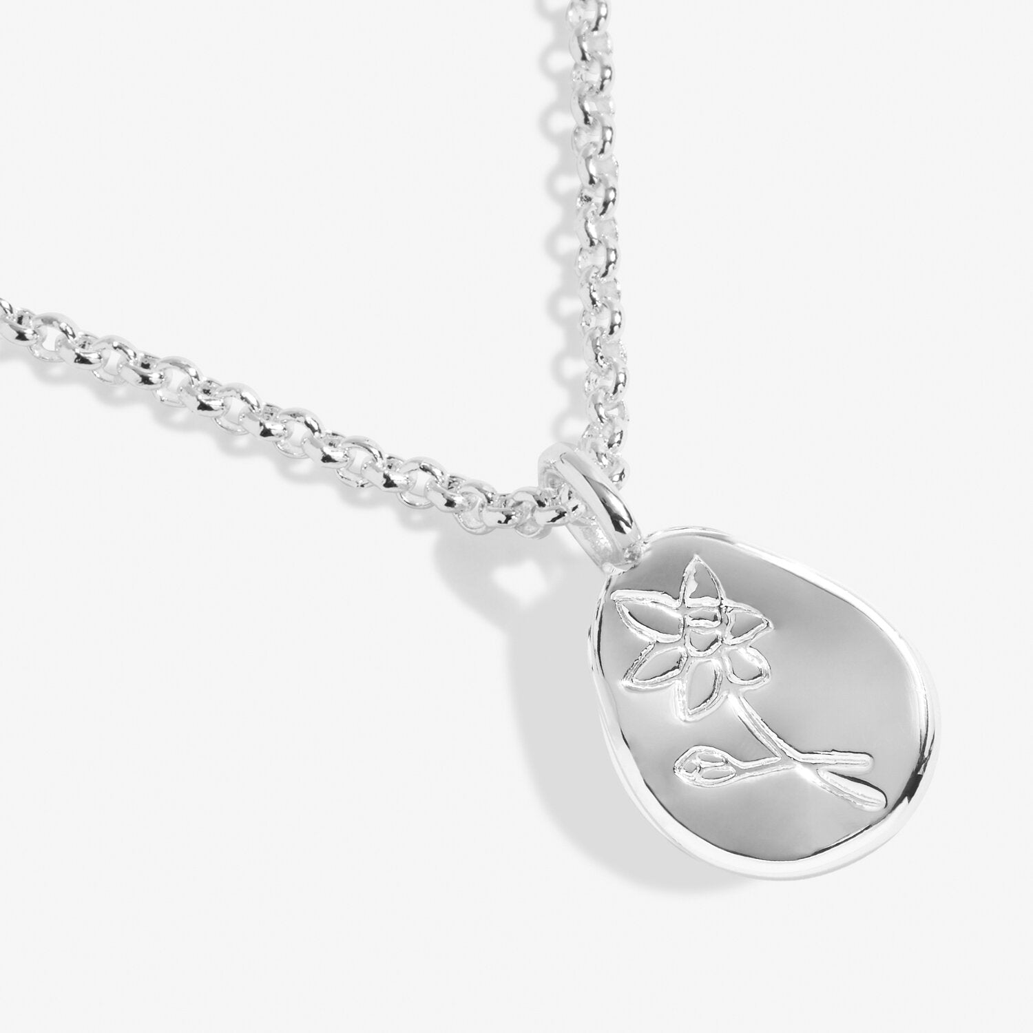 Birth Flower A Little 'December' Narcissus Necklace