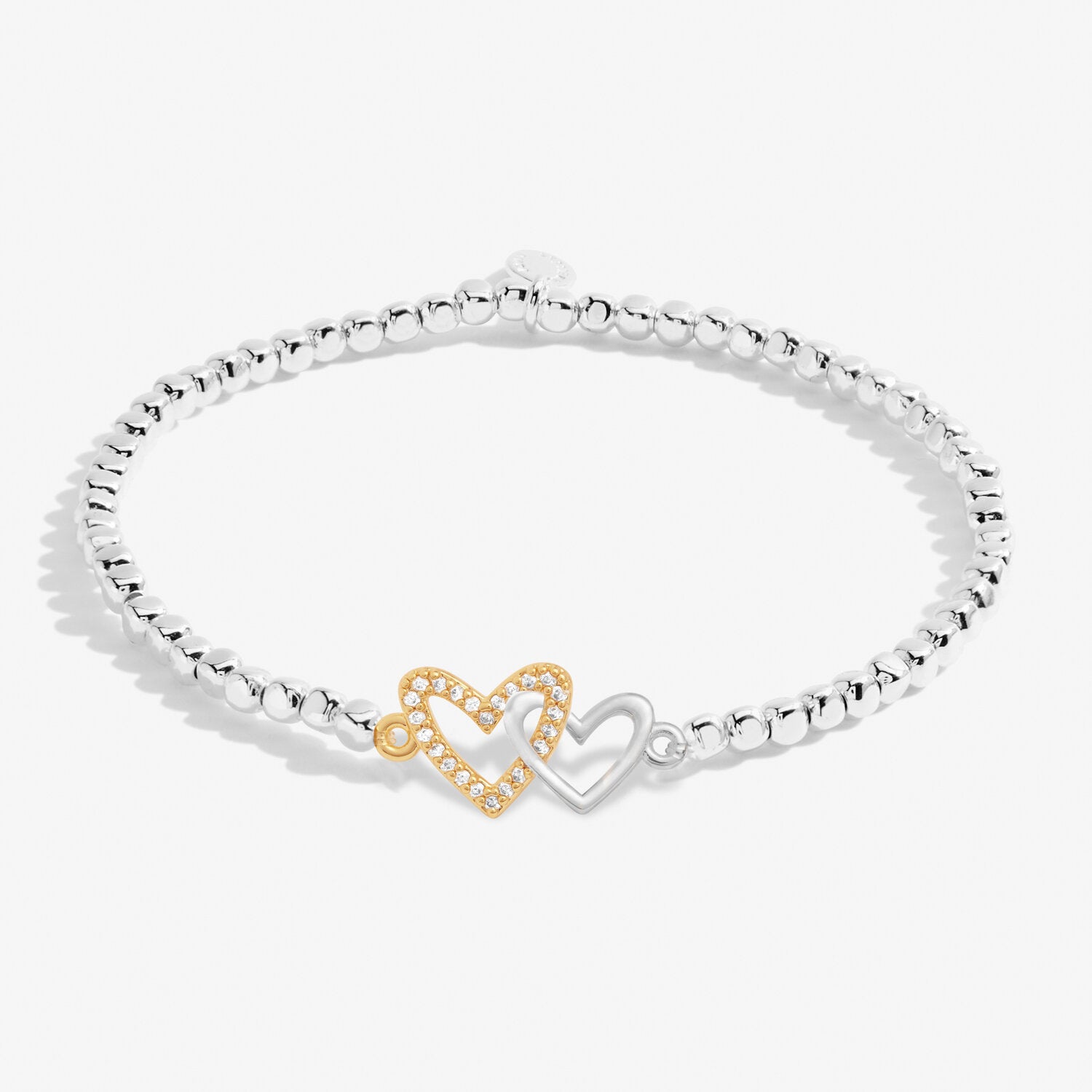 Forever Yours 'Love You Mum' Bracelet In Silver And Gold Plating