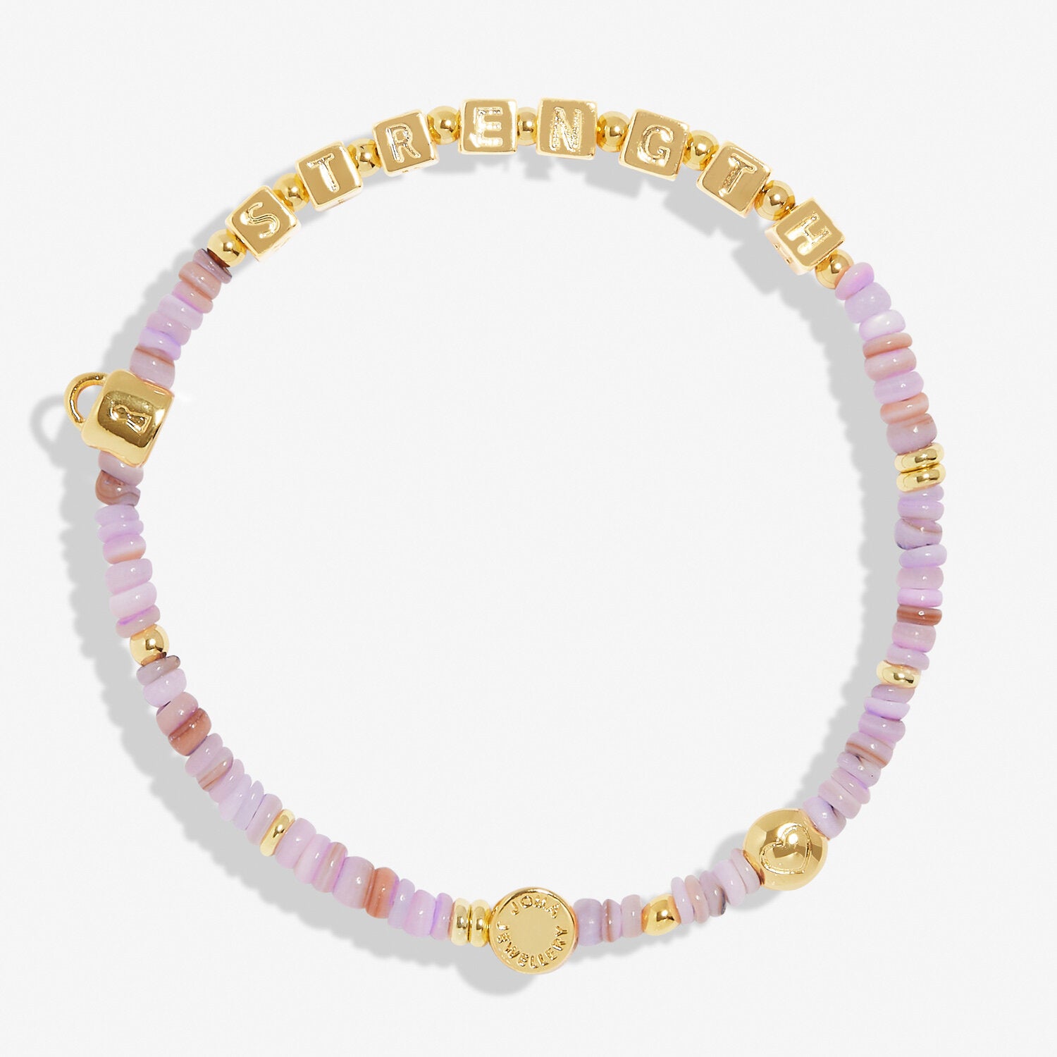 Happy Little Moments 'Strength' Bracelet In Gold Plating