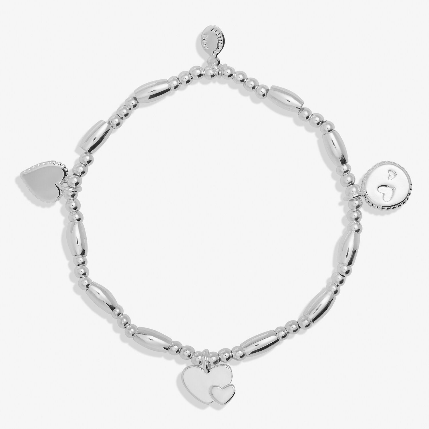 Life's A Charm 'Mum' Bracelet In Silver Plating