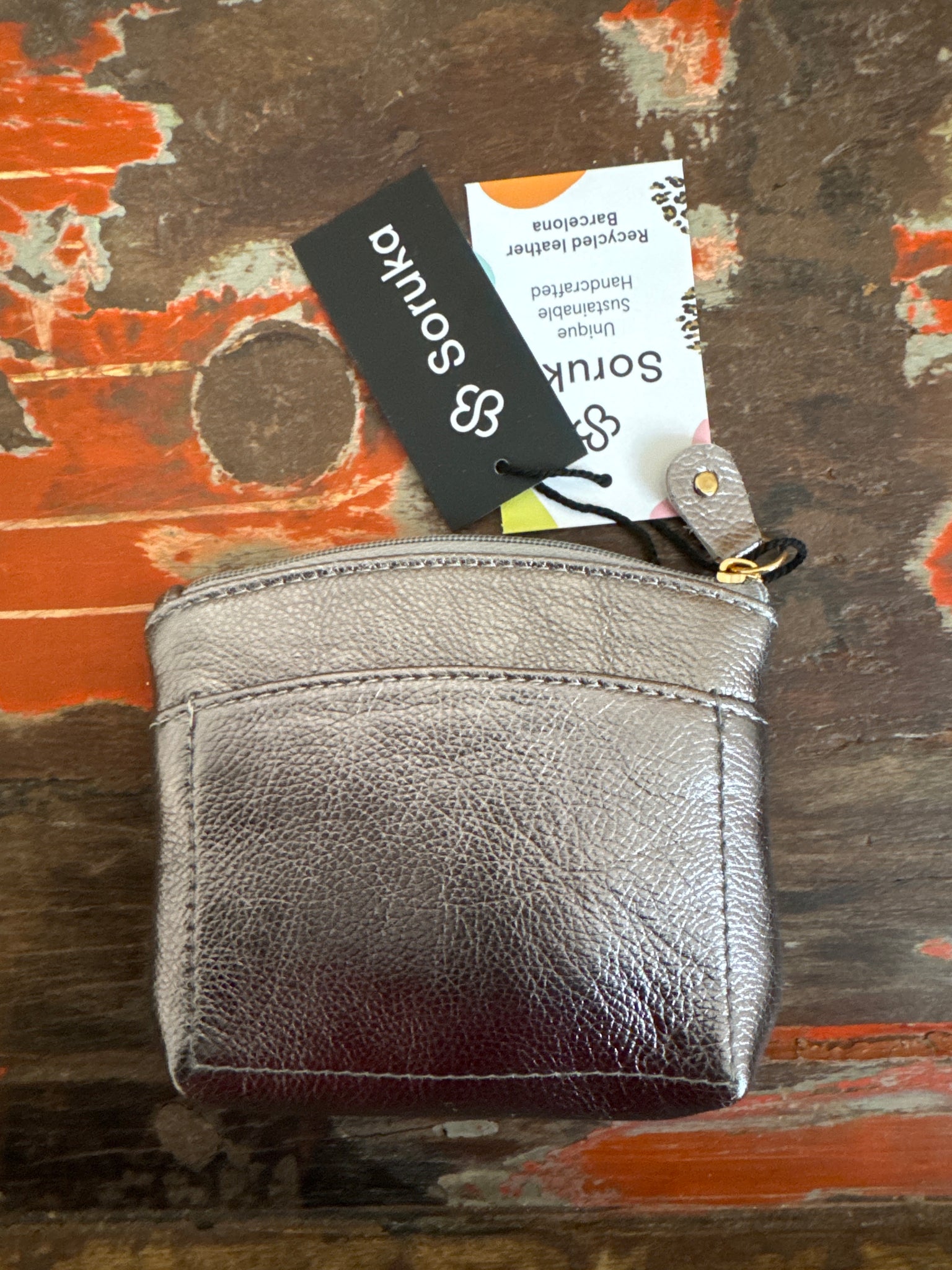 Esmeralda Glitter Pouch - Pewter