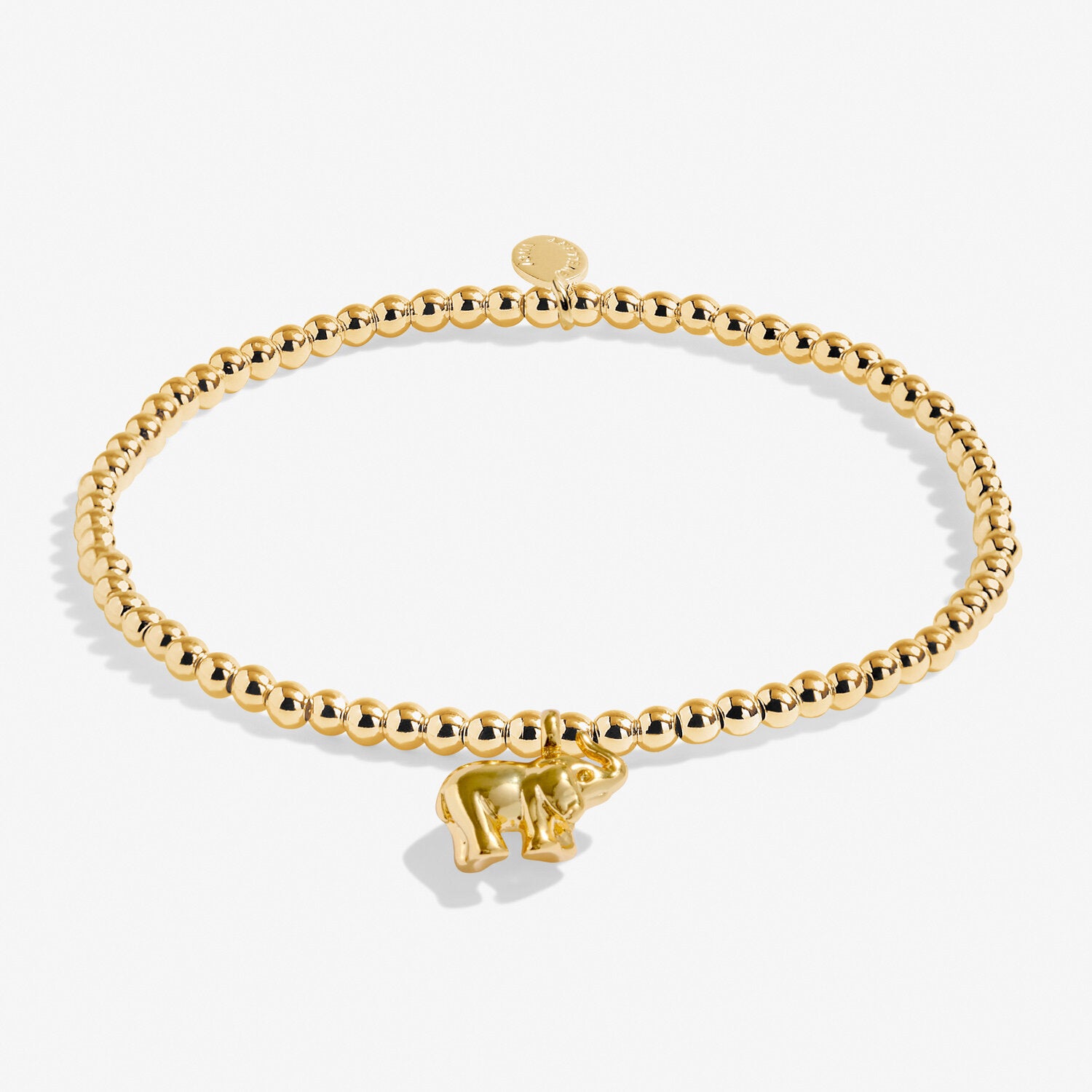 A Little Lucky Elephant Bracelet - Gold - Joma Jewellery