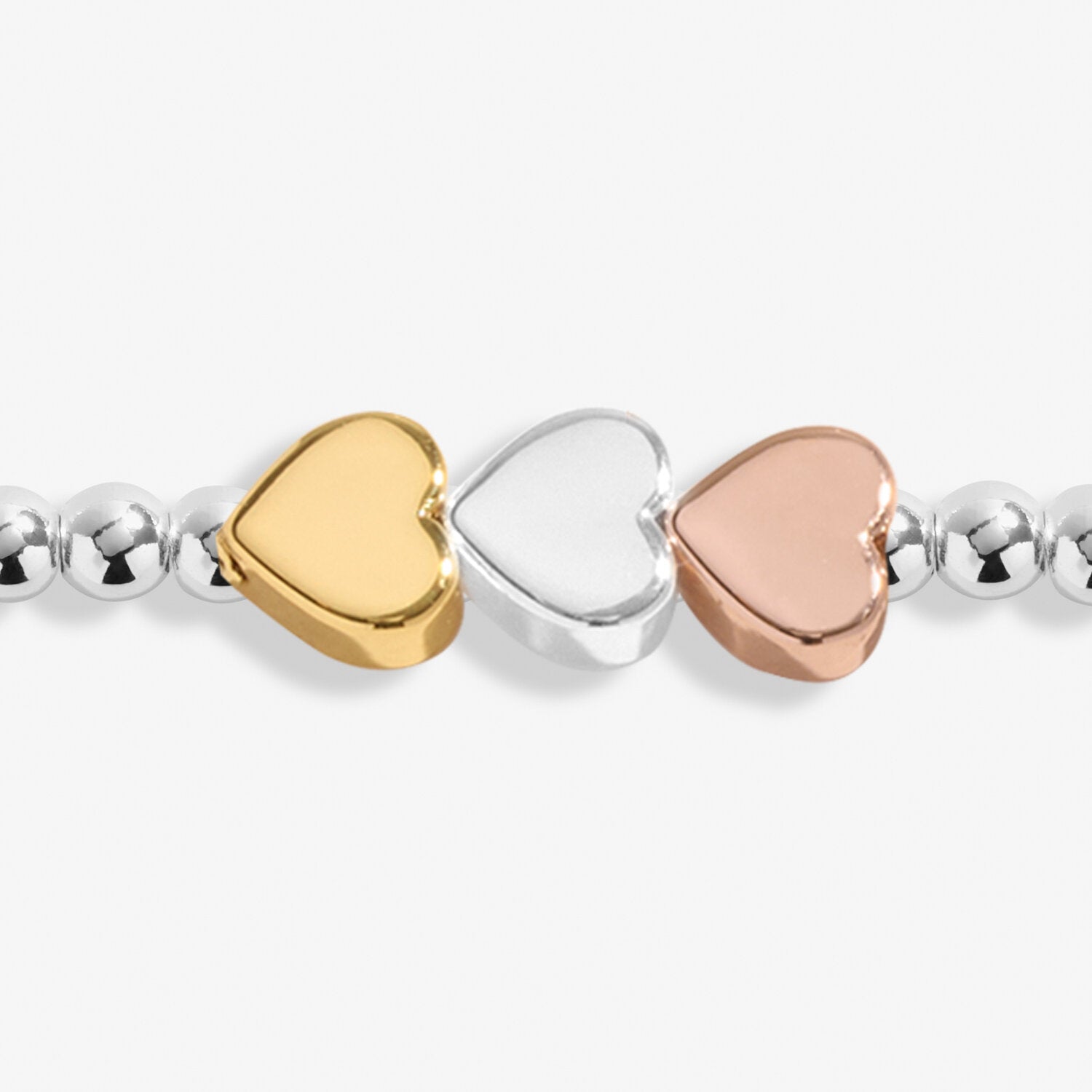 Three Tone Heart Anklet