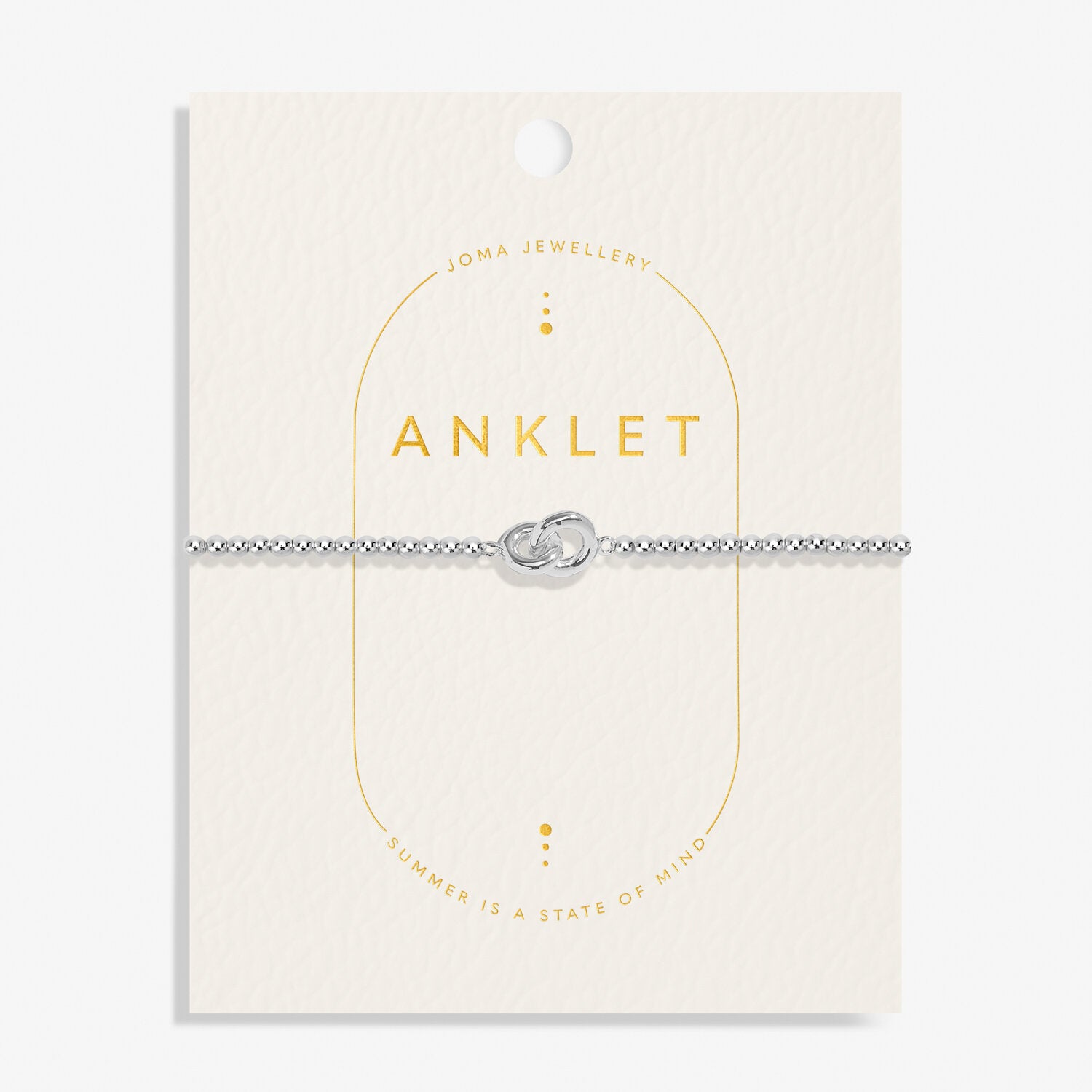 Linked Circles Anklet